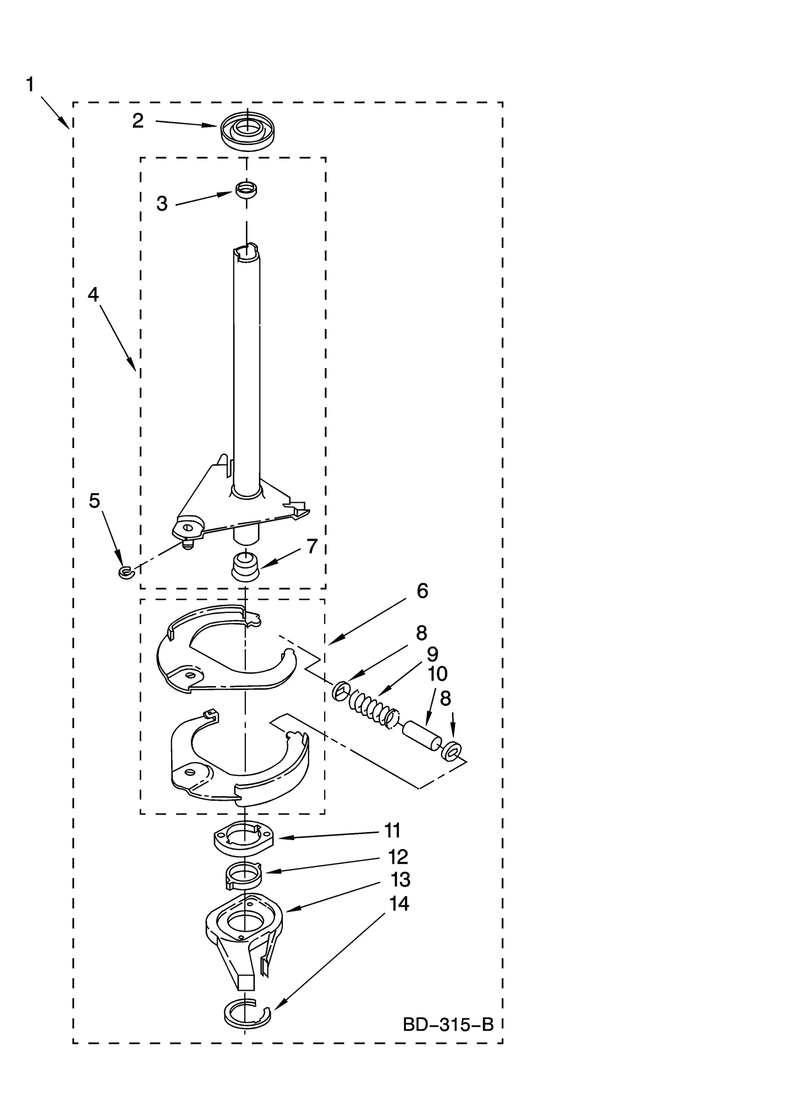 BRAKE AND DRIVE TUBE PARTS