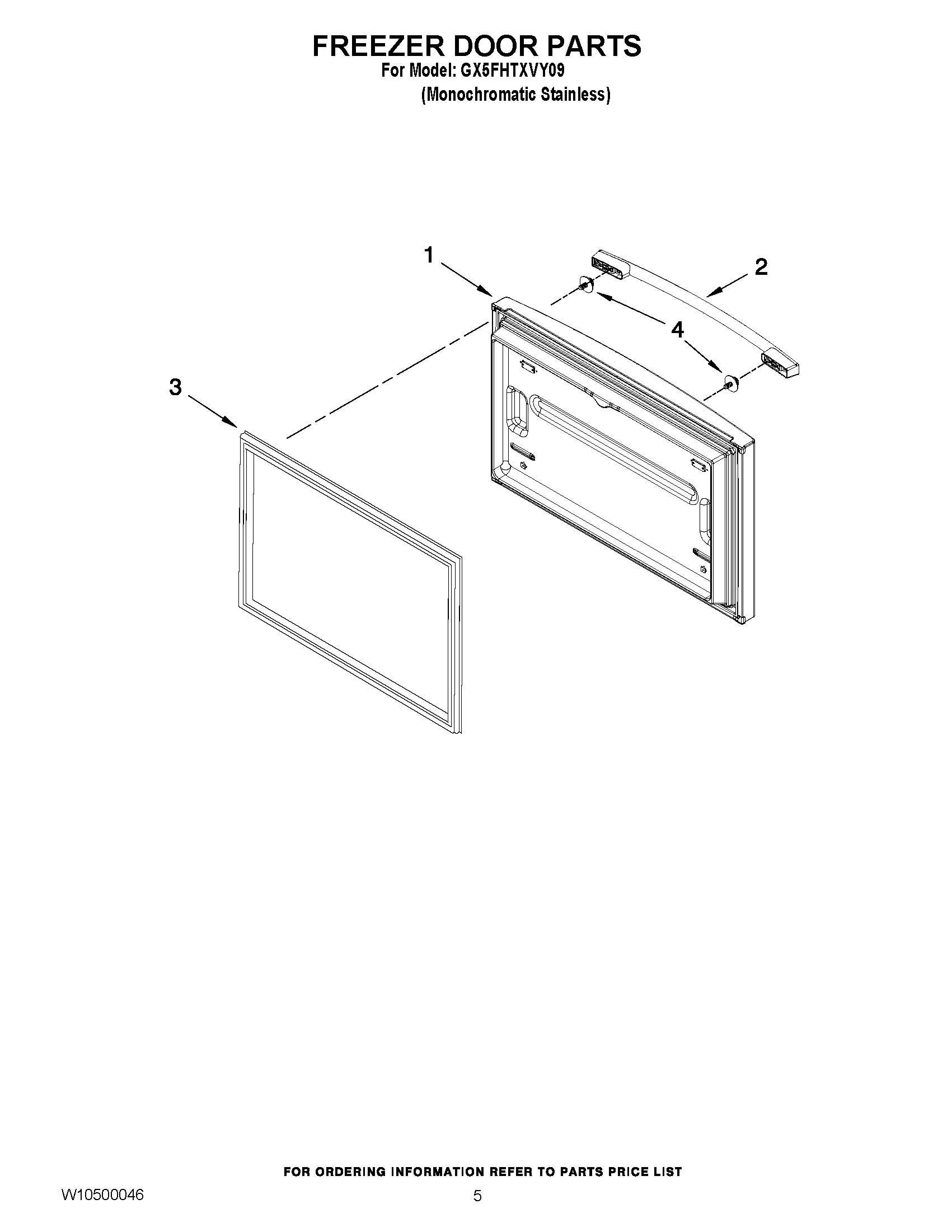 03 - FREEZER DOOR PARTS