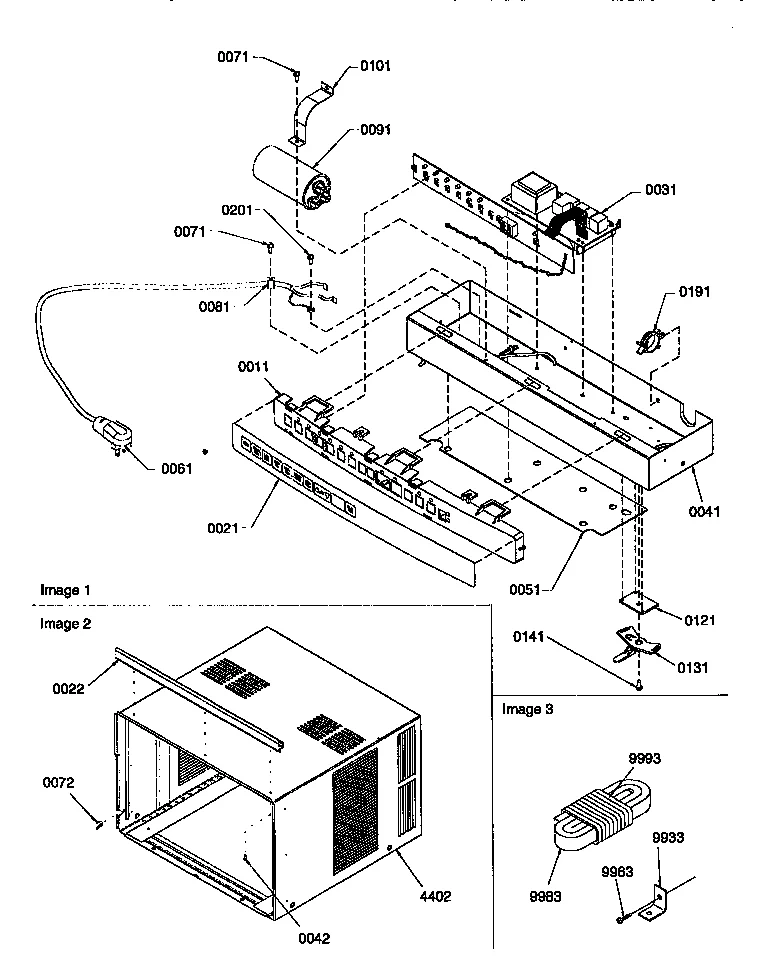 CONTROL AND OUTER CASE ASSEMBLY
