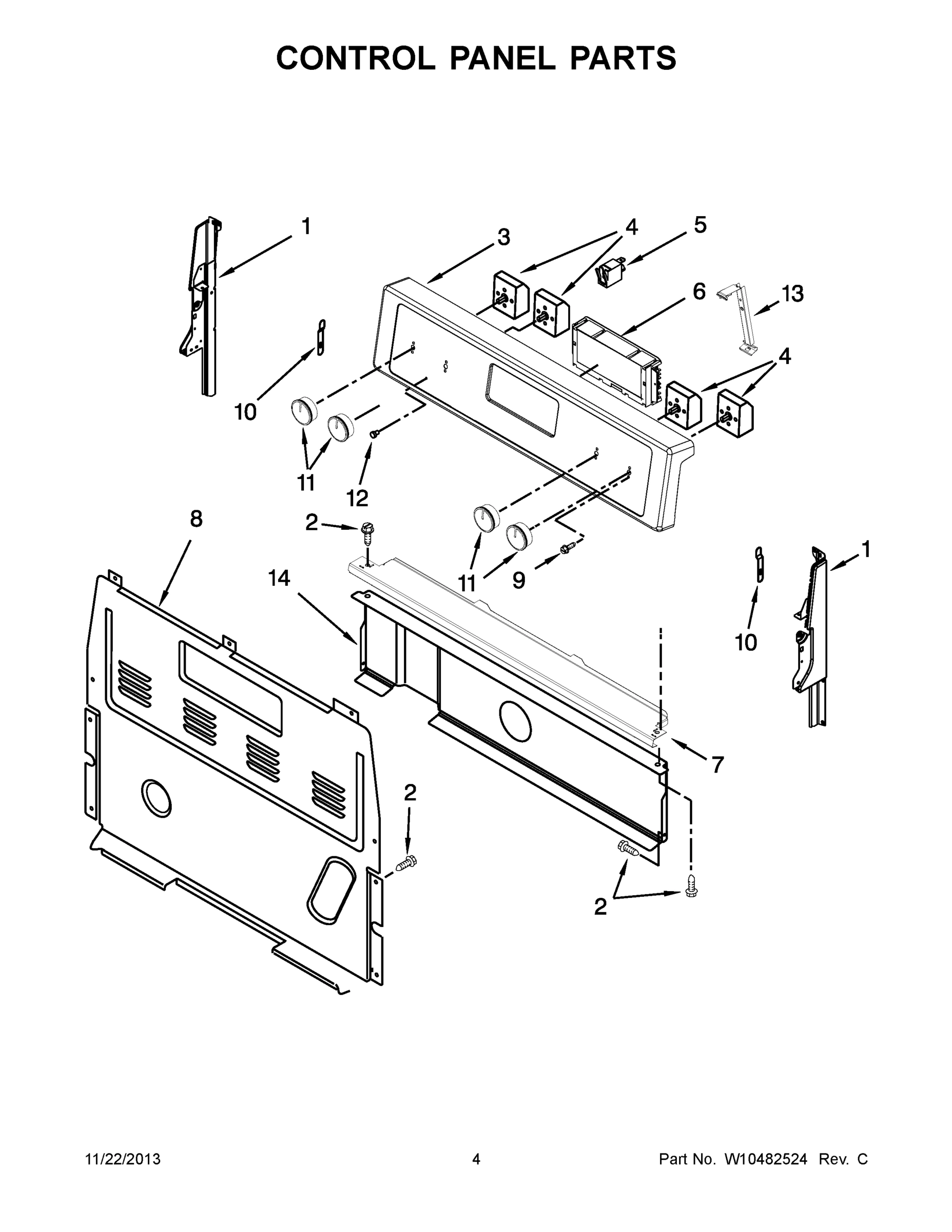 03 - CONTROL PANEL PARTS