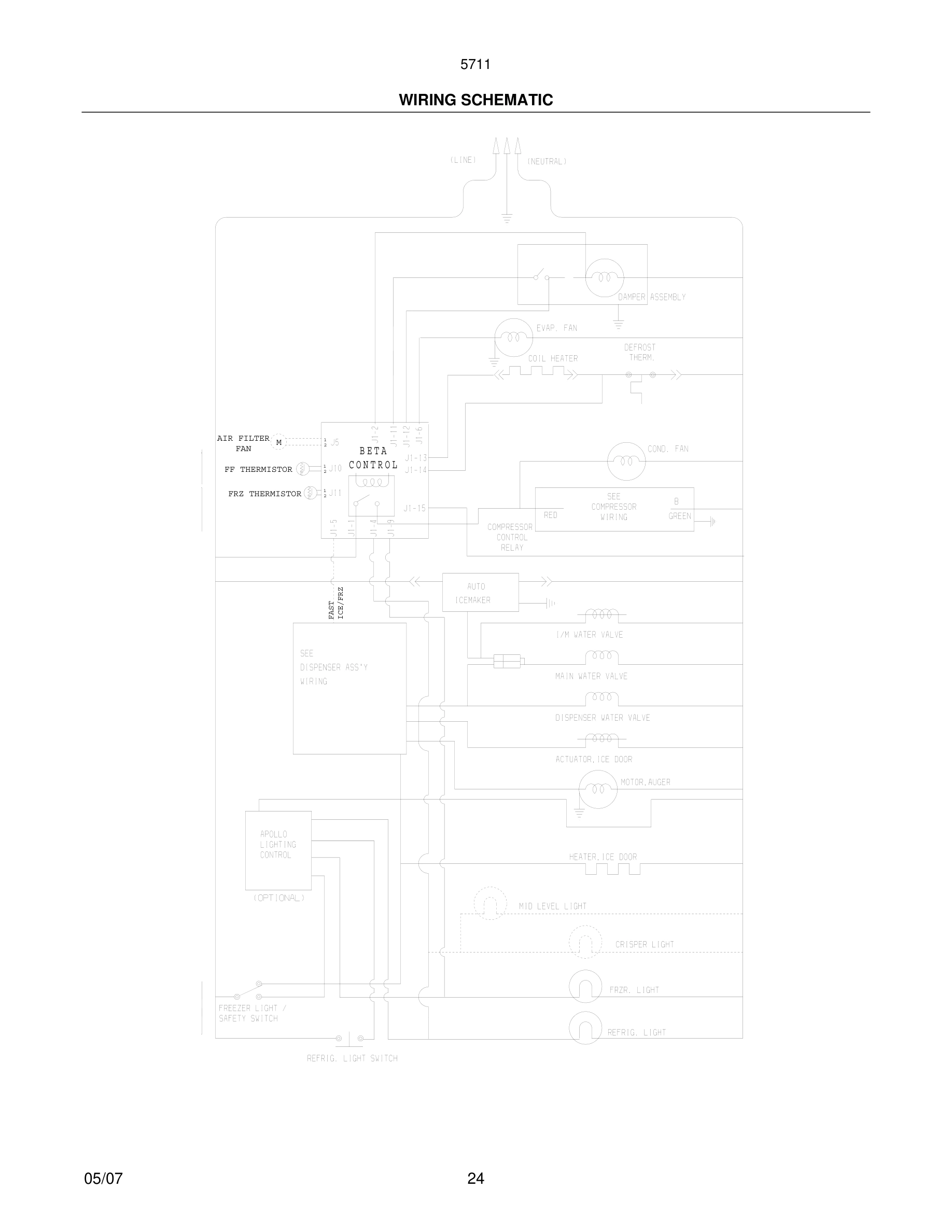 24 - WIRING SCHEMATIC