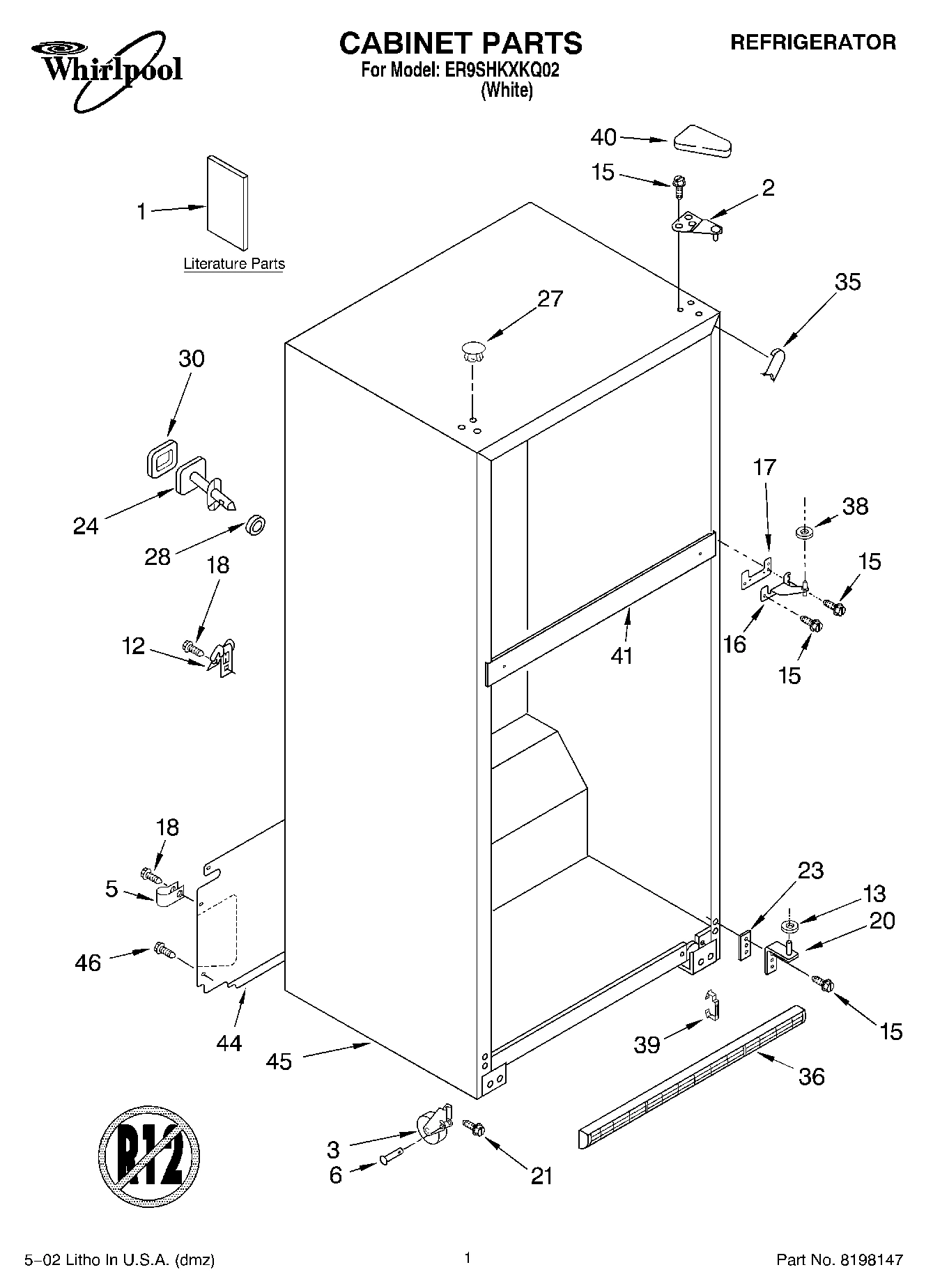 01 - CABINET, LITERATURE
