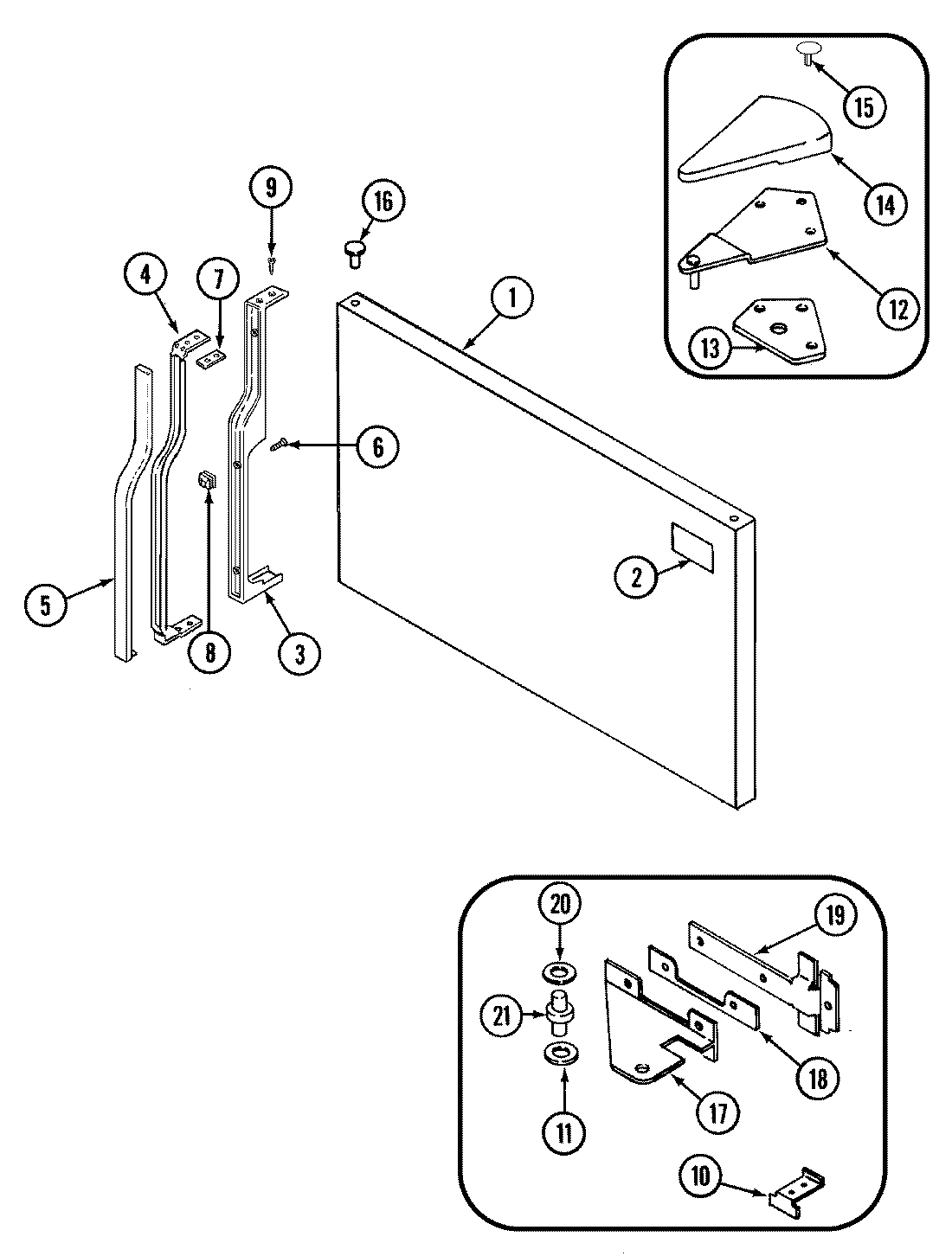 04 - FREEZER OUTER DOOR