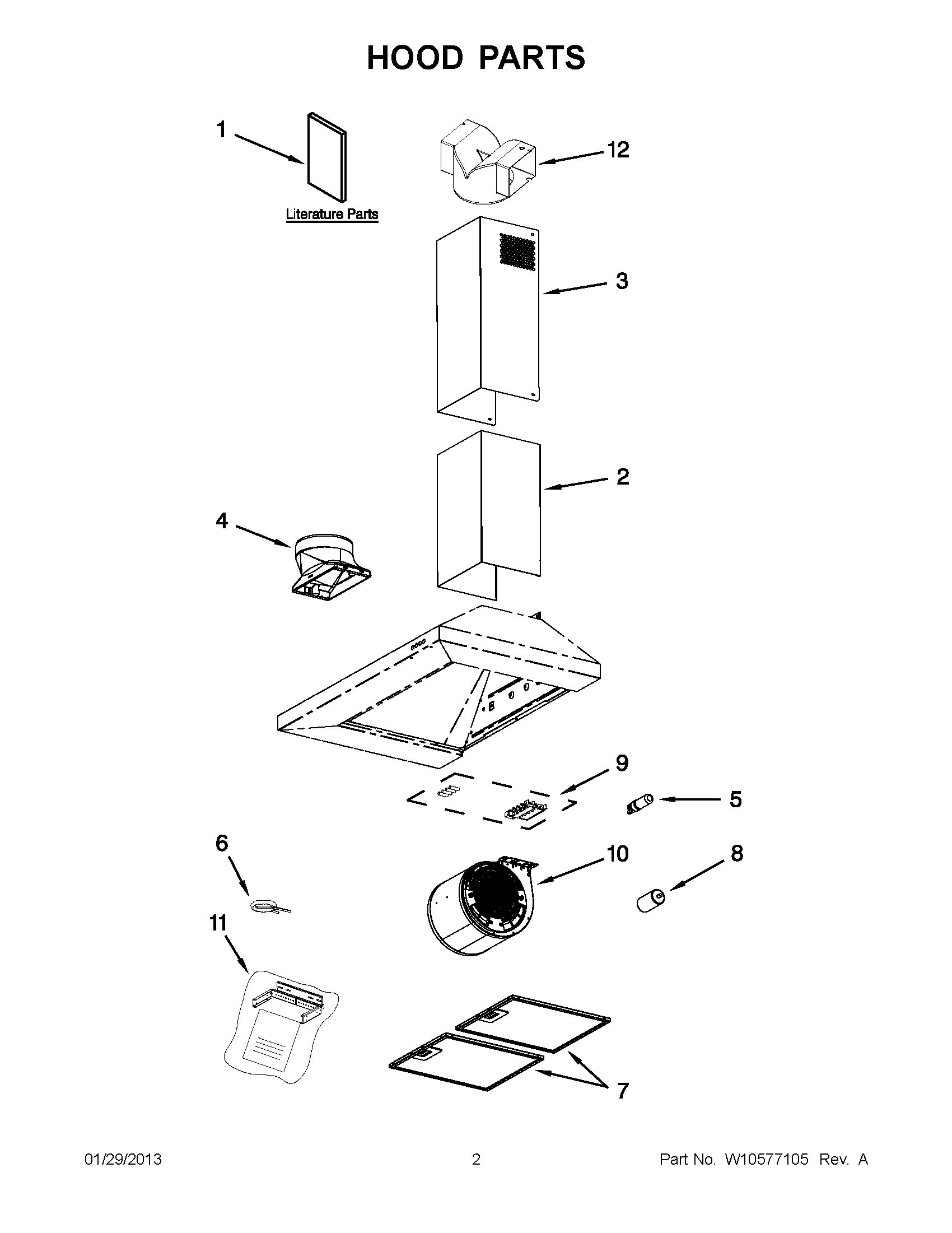 01 - HOOD PARTS