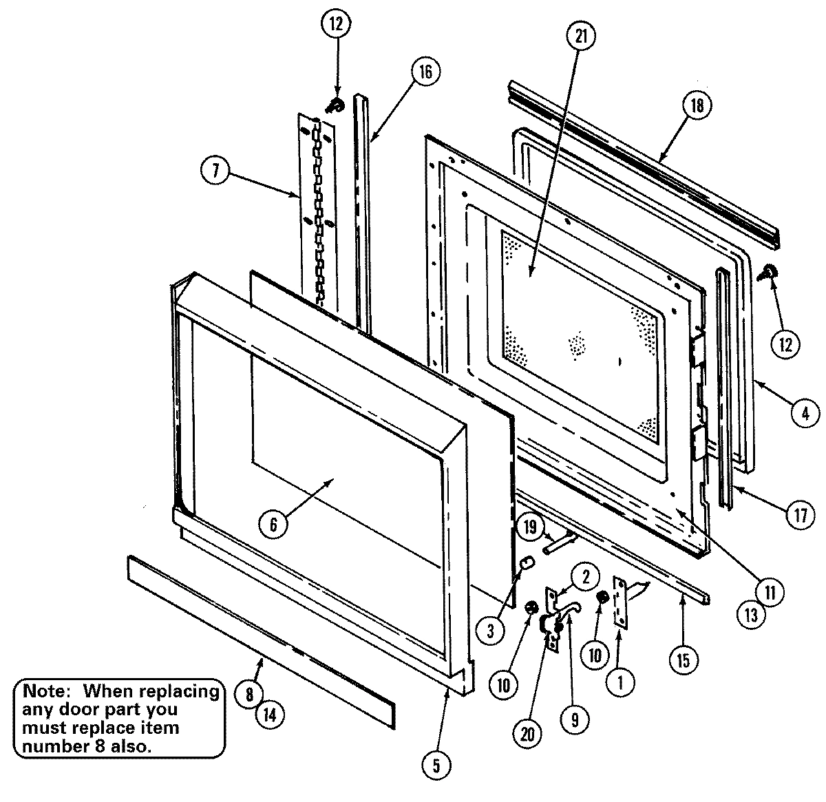 06 - DOOR (UPPER M167B,M167W)
