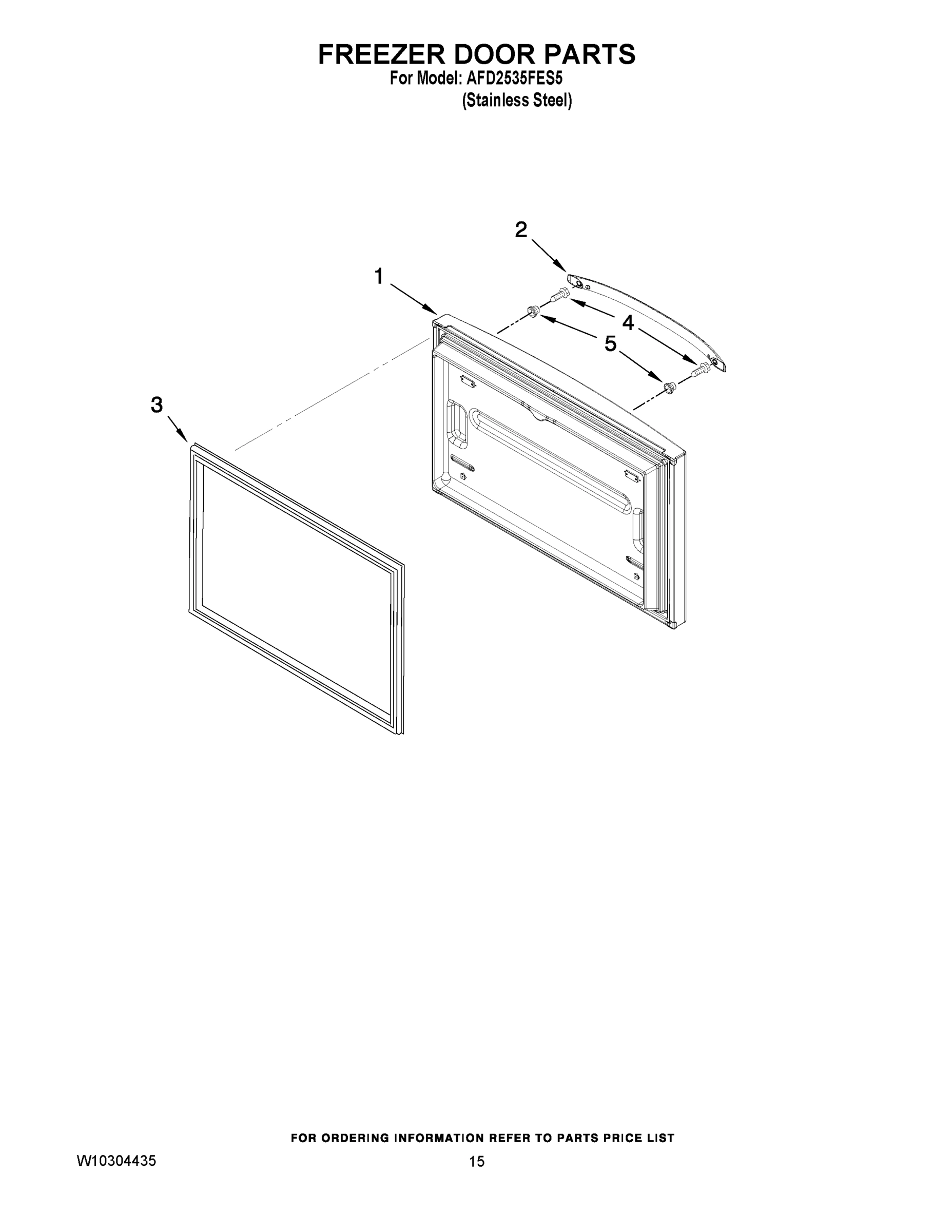 08 - FREEZER DOOR PARTS