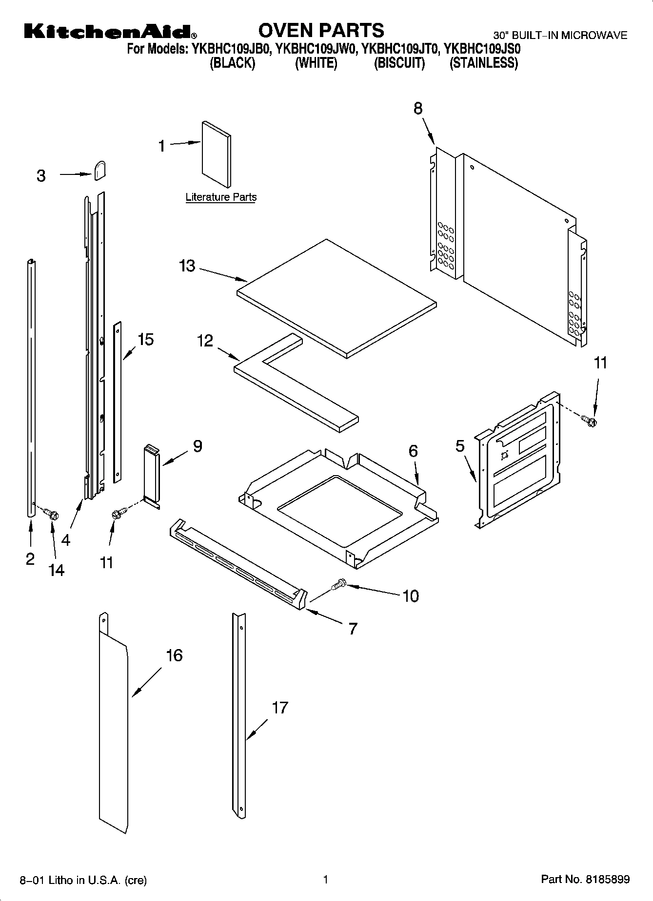 01 - OVEN PARTS
