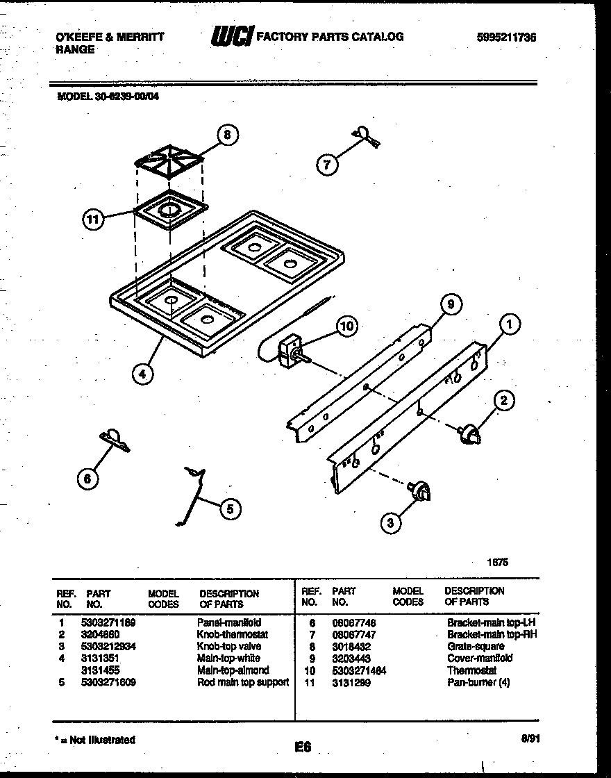 03 - COOKTOP PARTS