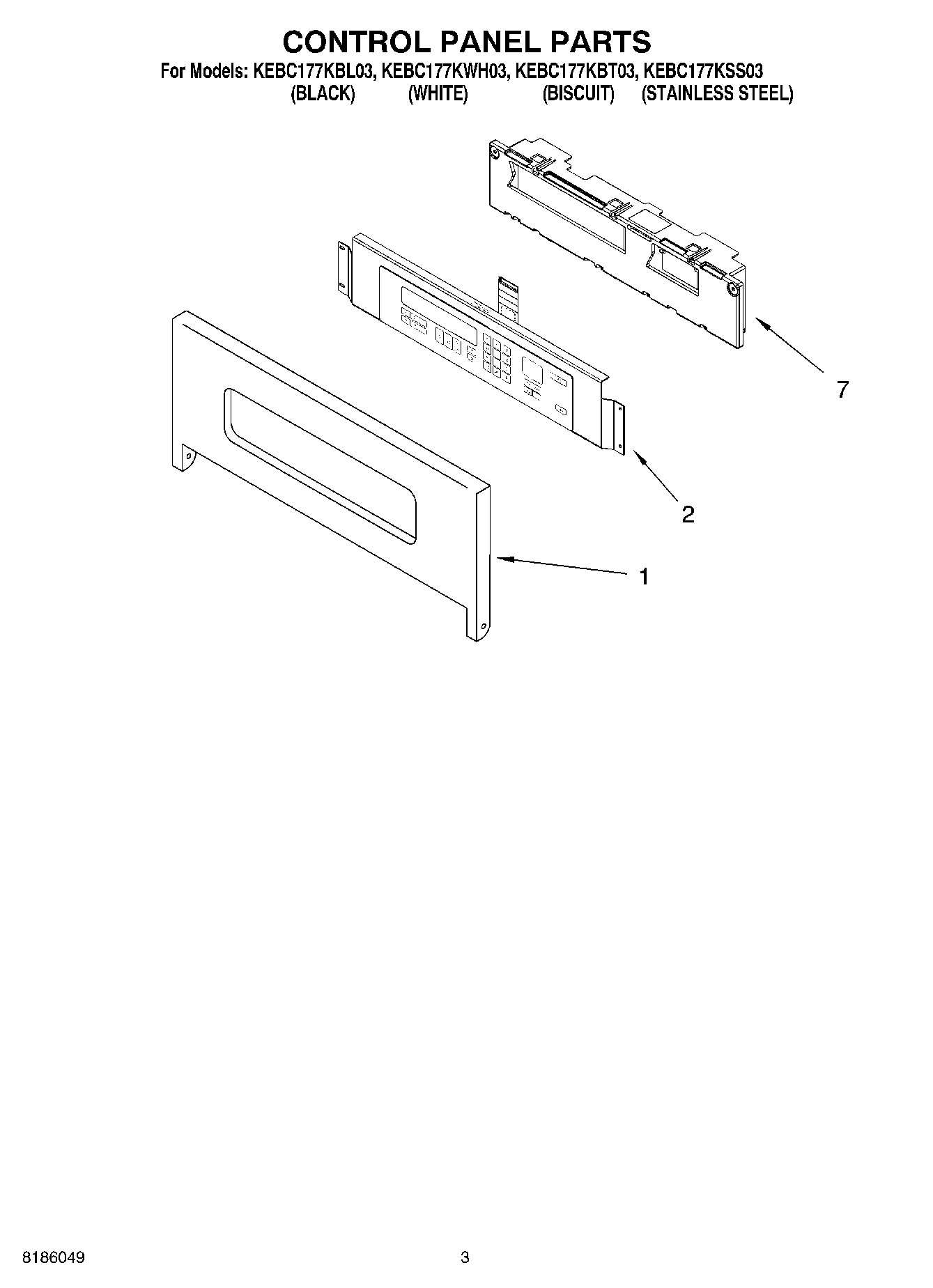 02 - CONTROL PANEL PARTS