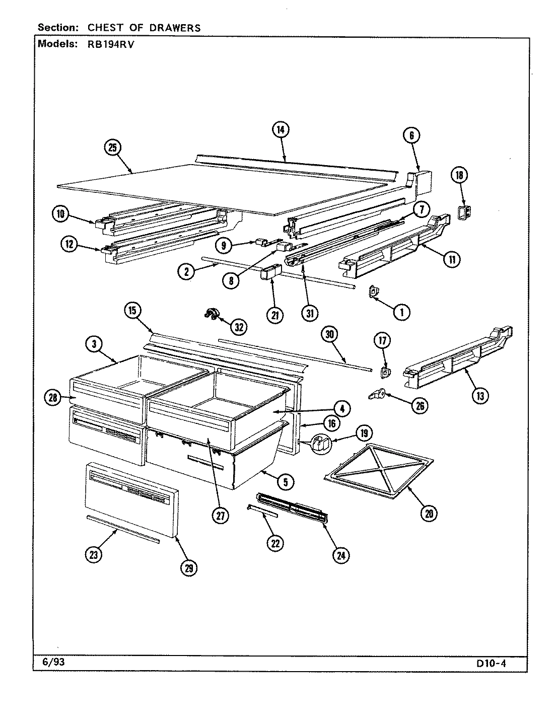 01 - CHEST OF DRAWERS