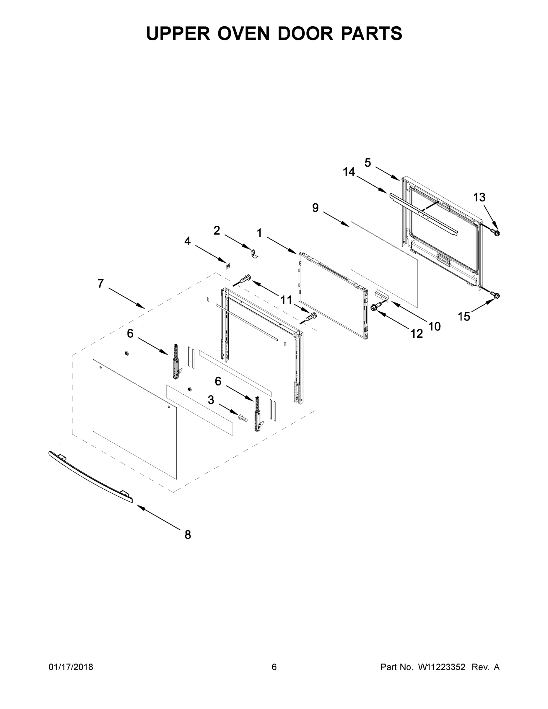 04 - UPPER OVEN DOOR PARTS