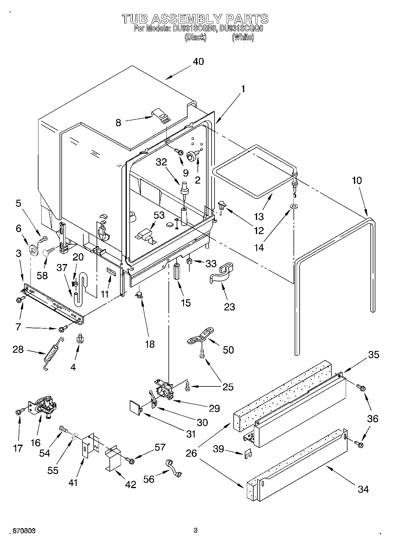 03 - TUB ASSEMBLY
