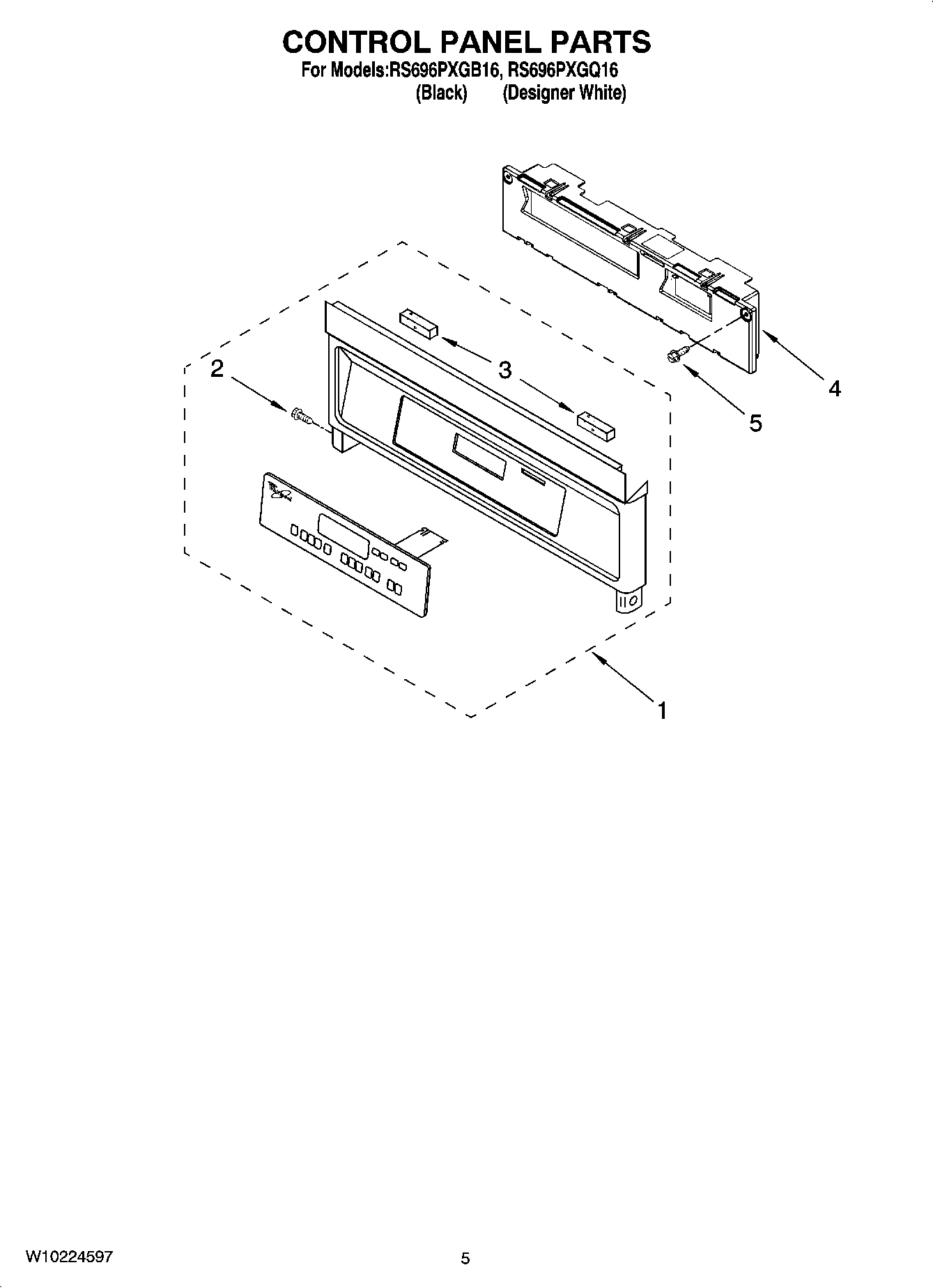 03 - CONTROL PANEL PARTS