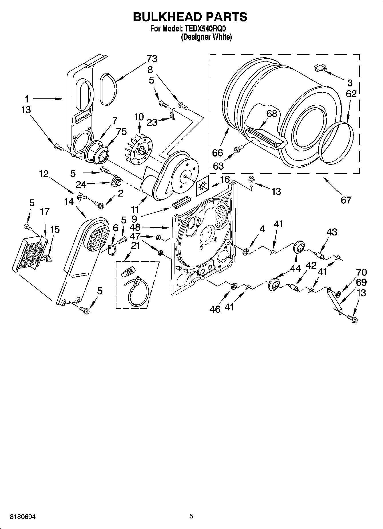 03 - BULKHEAD PARTS, OPTIONAL PARTS (NOT INCLUDED)