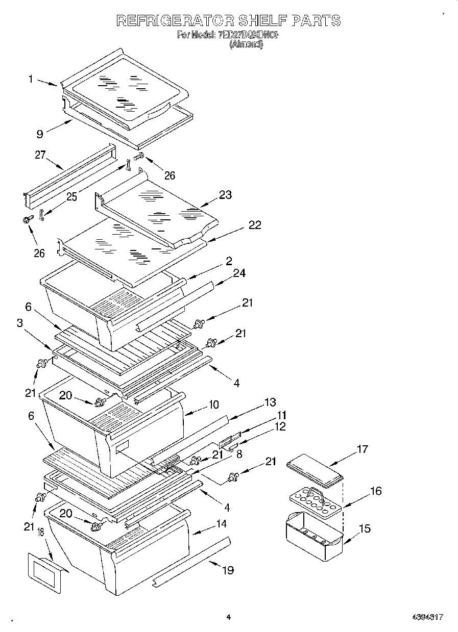 03 - REFRIGERATOR SHELF