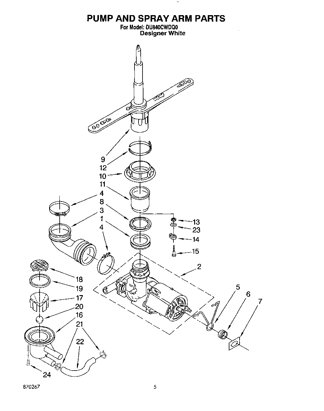 04 - PUMP AND SPRAY ARM