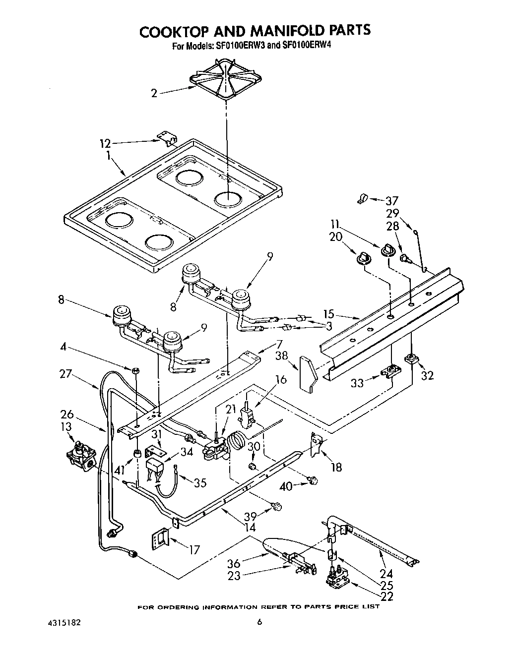 05 - COOKTOP AND MANIFOLD, LIT/OPTIONAL