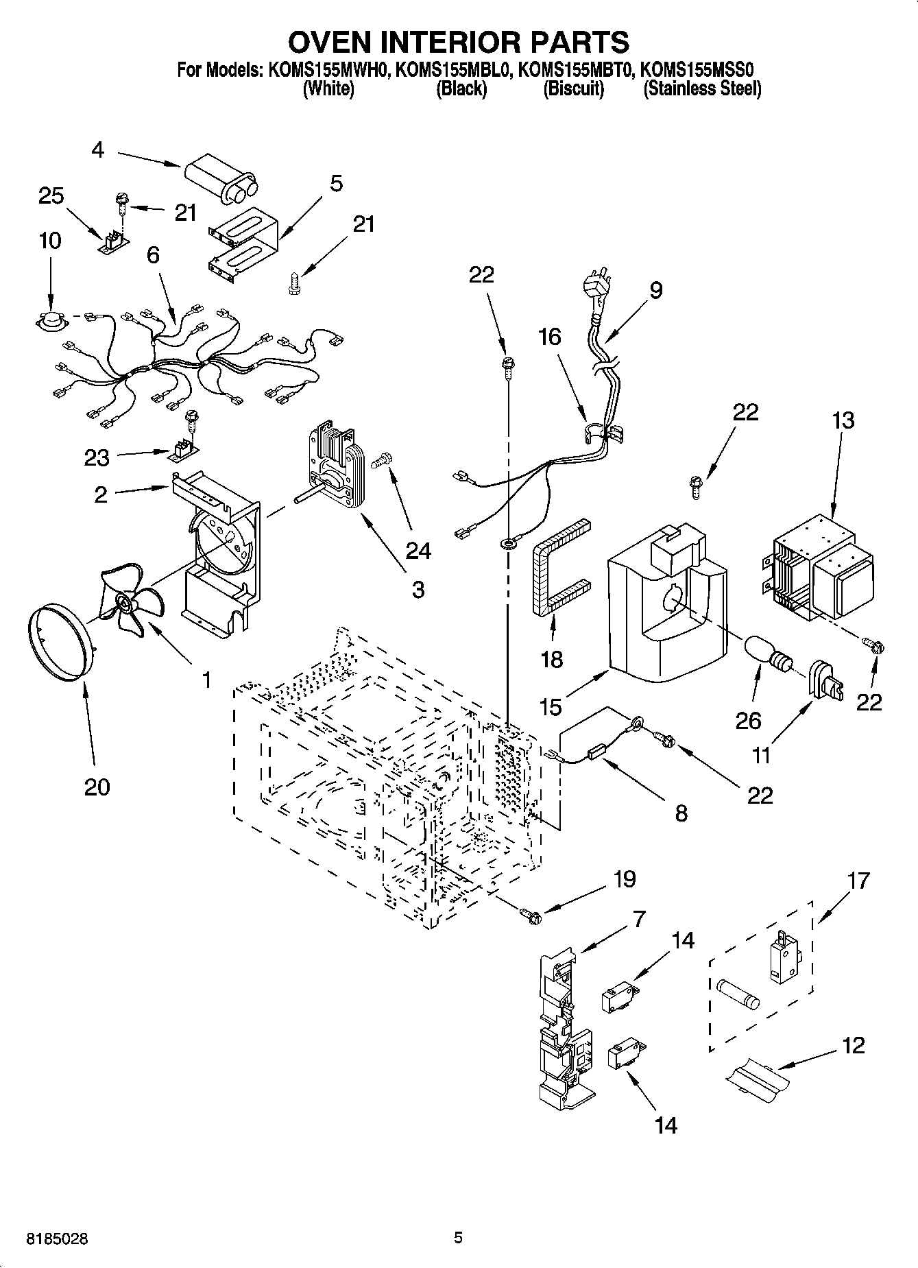 05 - OVEN INTERIOR PARTS