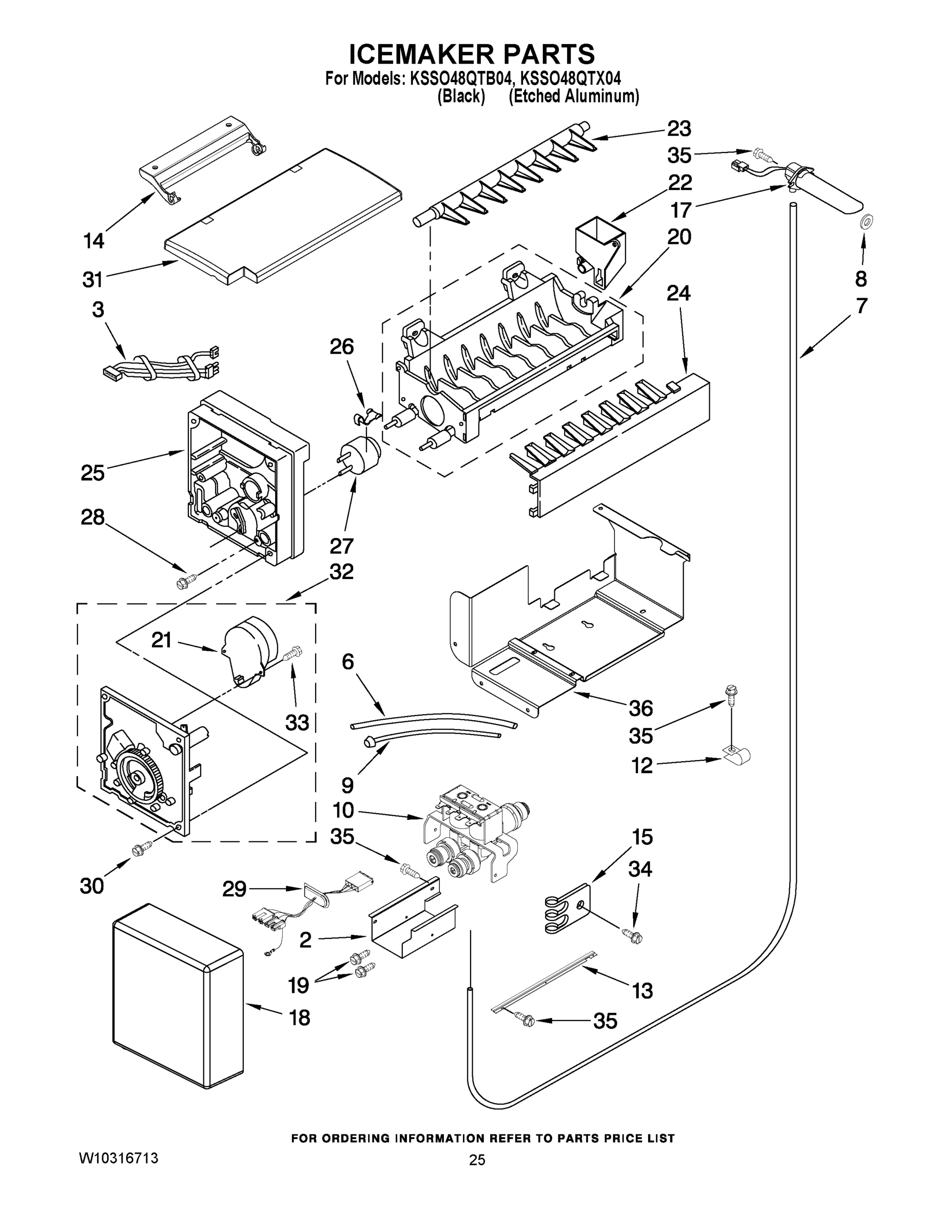 15 - ICEMAKER PARTS
