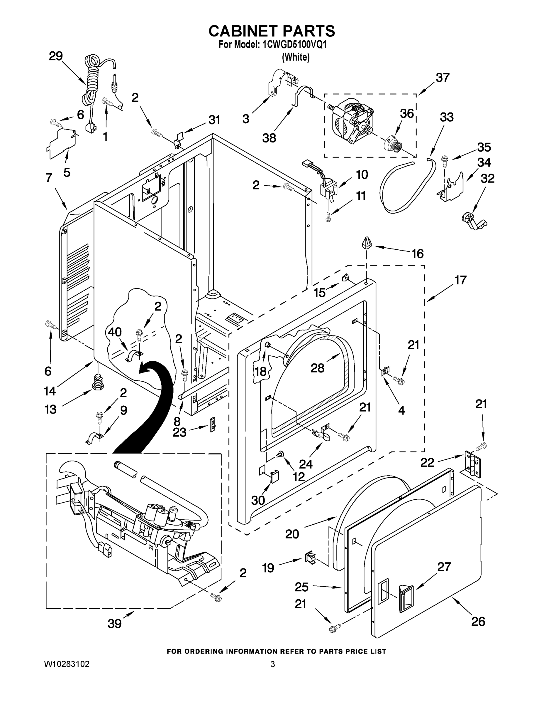 02 - CABINET PARTS