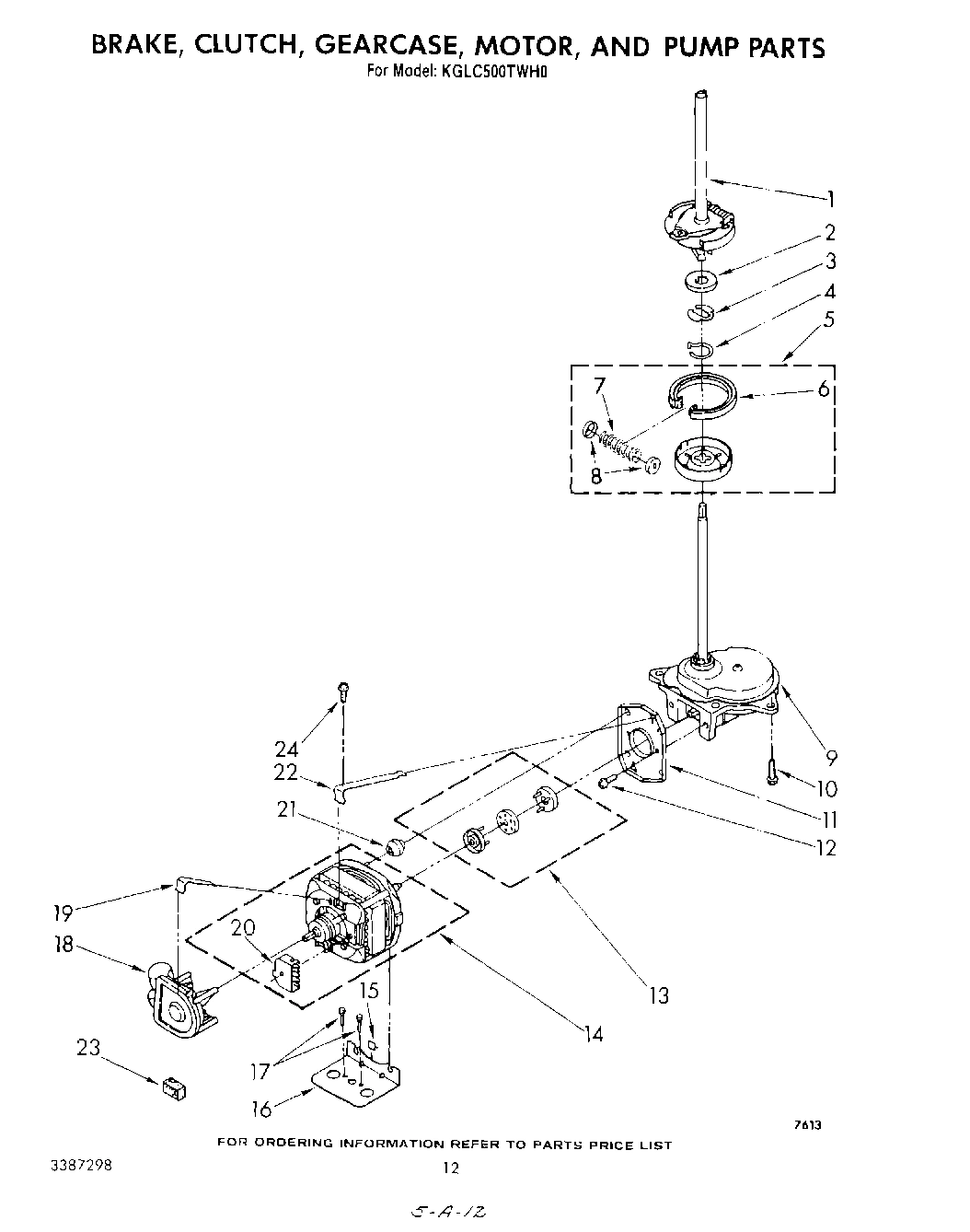 09 - BRAKE, CLUTCH, GEARCASE, MOTOR AND PUMP