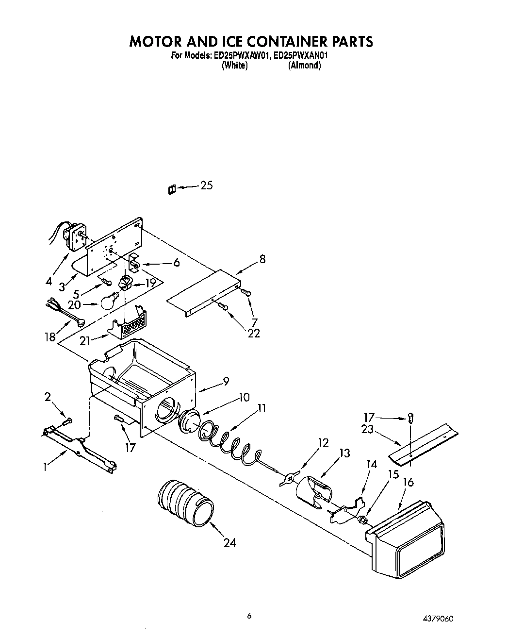 05 - MOTOR AND ICE CONTAINER