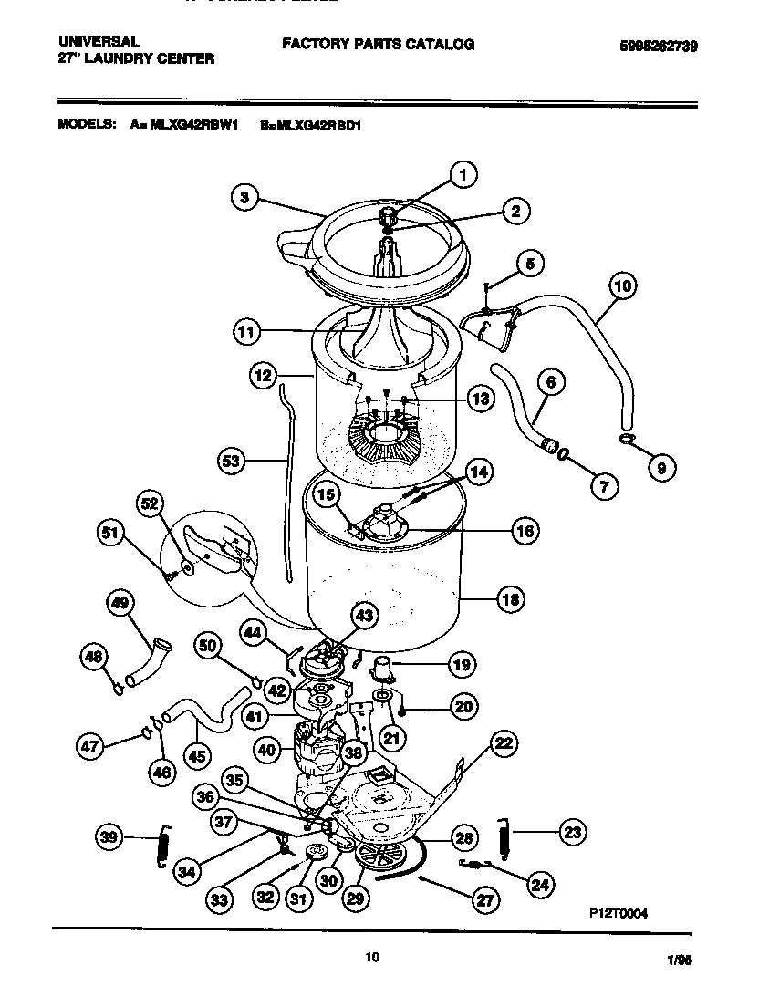 06 - WASHER-TUBS, HOSES, MOTOR