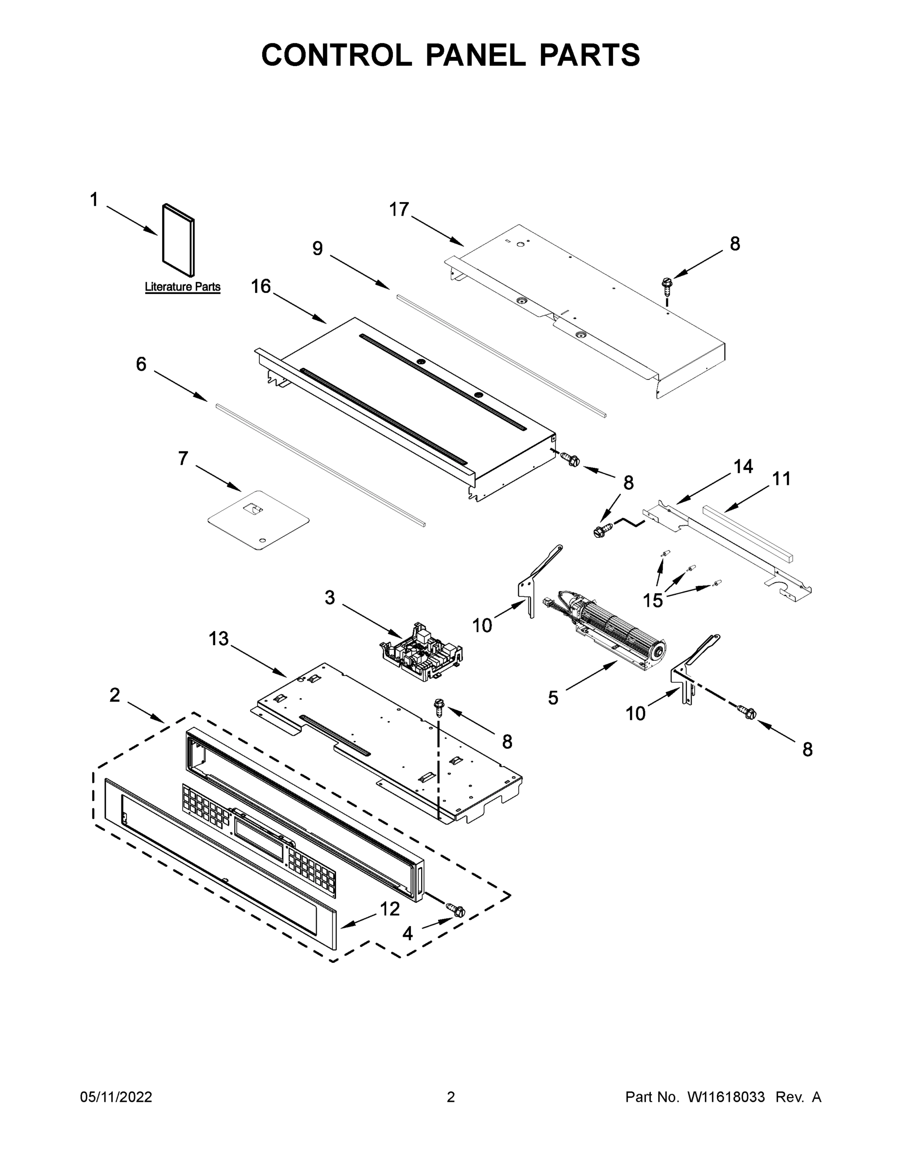 02 - CONTROL PANEL PARTS