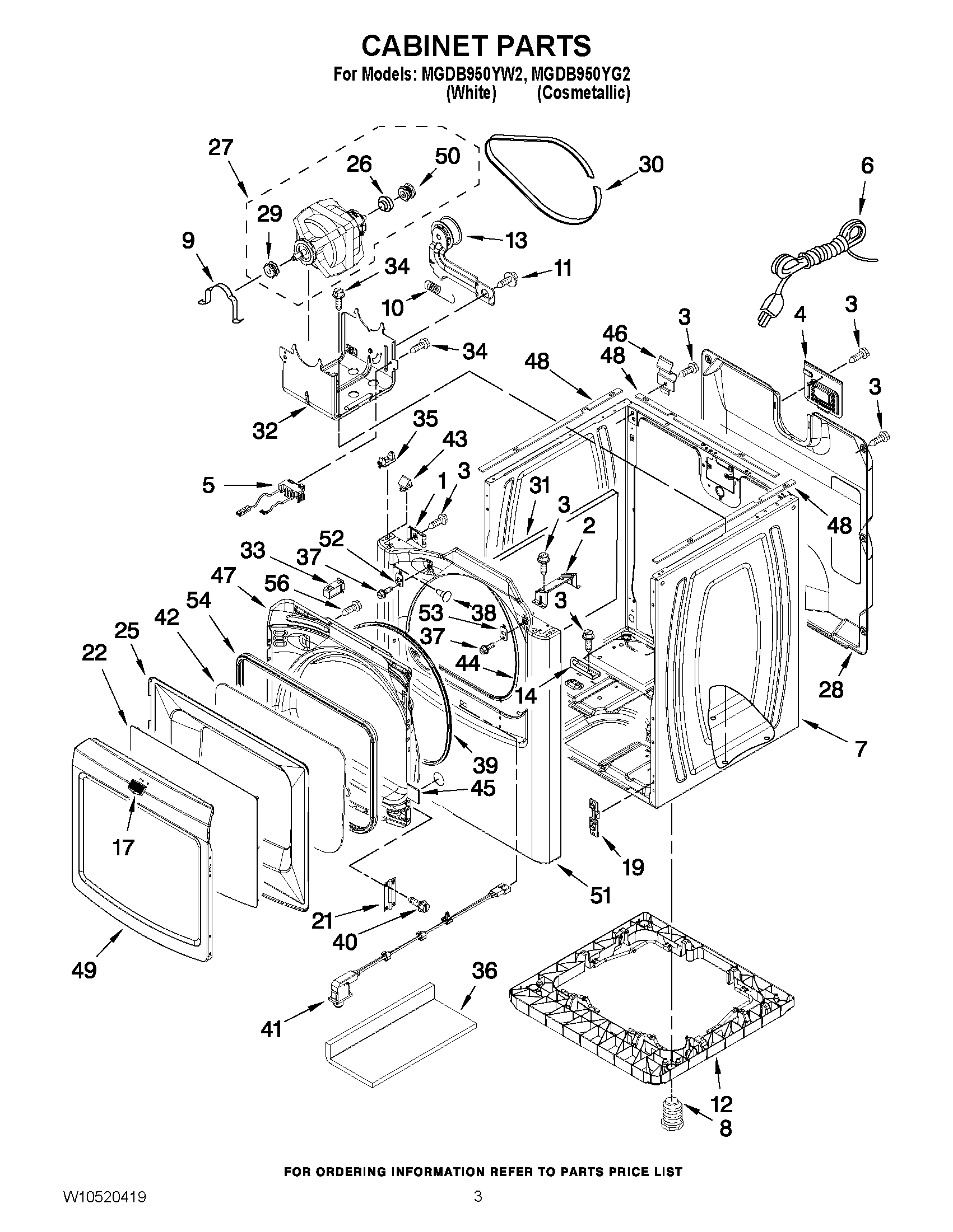 02 - CABINET PARTS