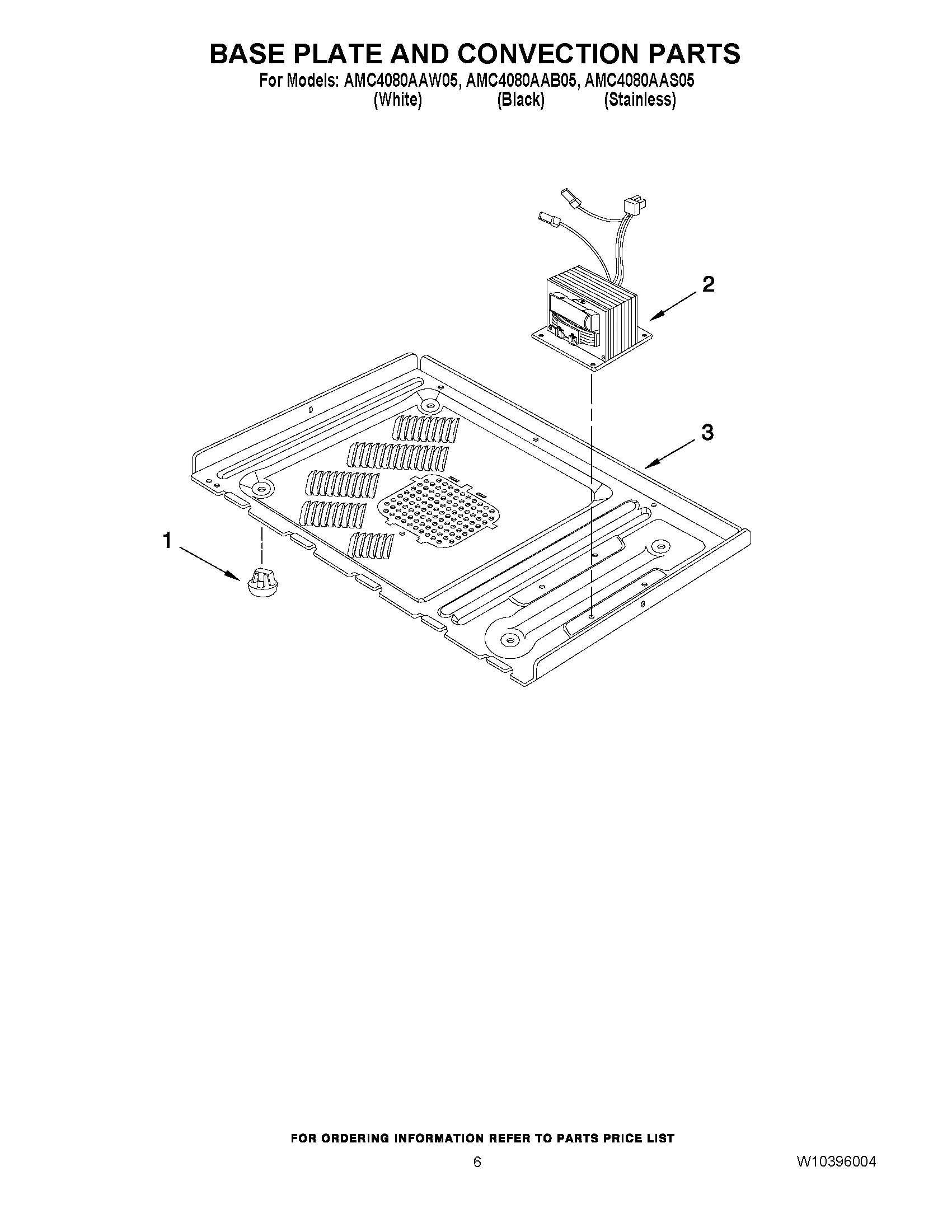 06 - BASE PLATE AND CONVECTION PARTS