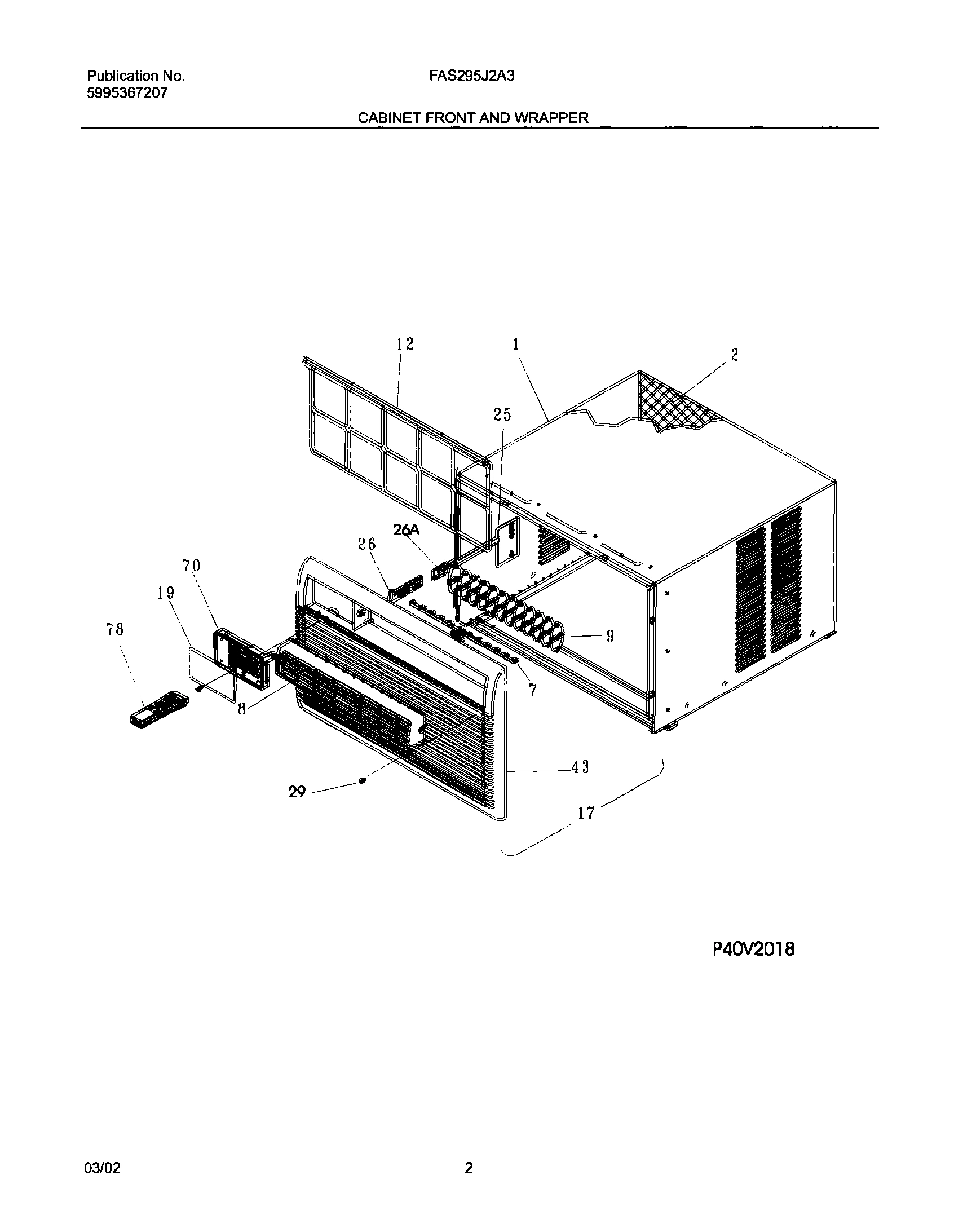 03 - CABINET FRONT AND WRAPPER