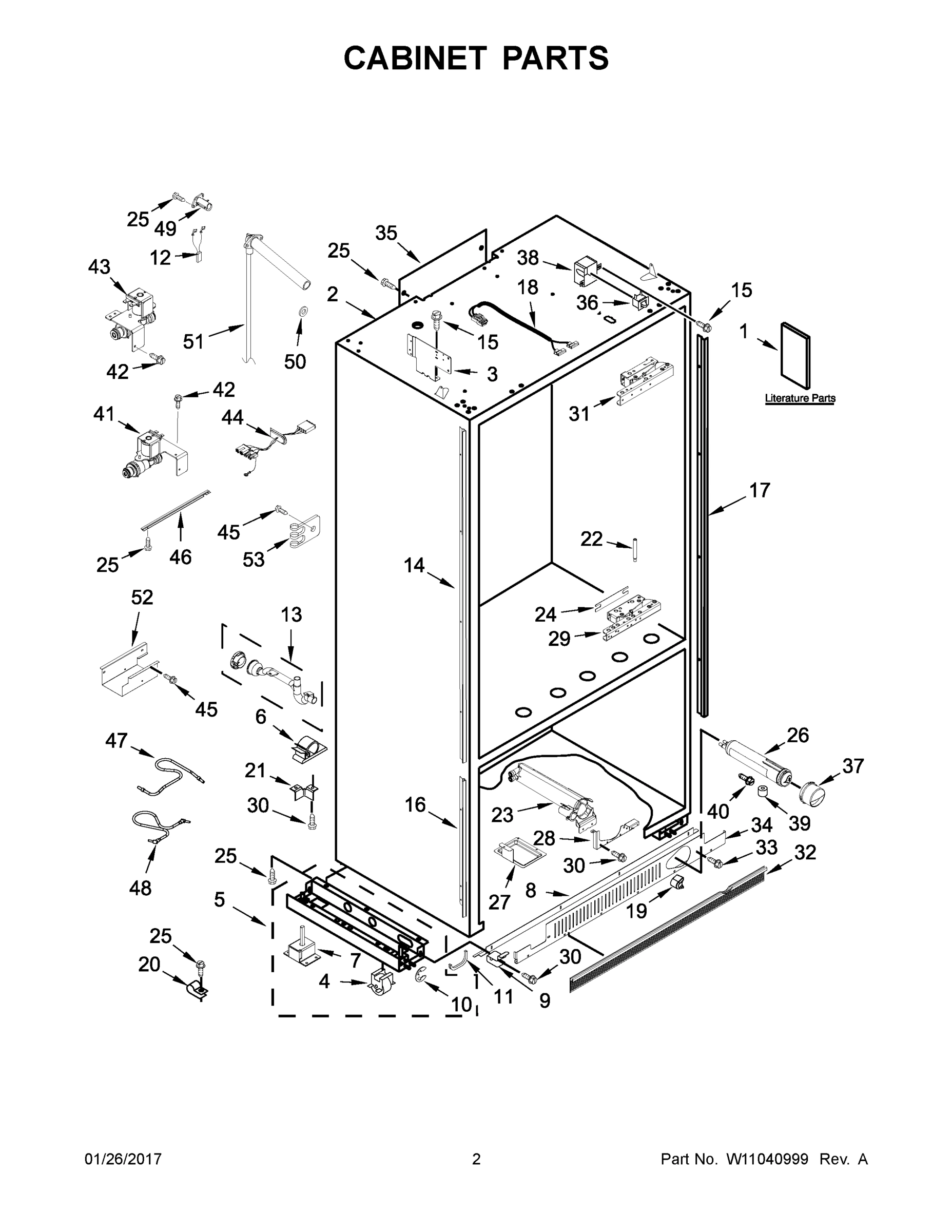 02 - CABINET PARTS