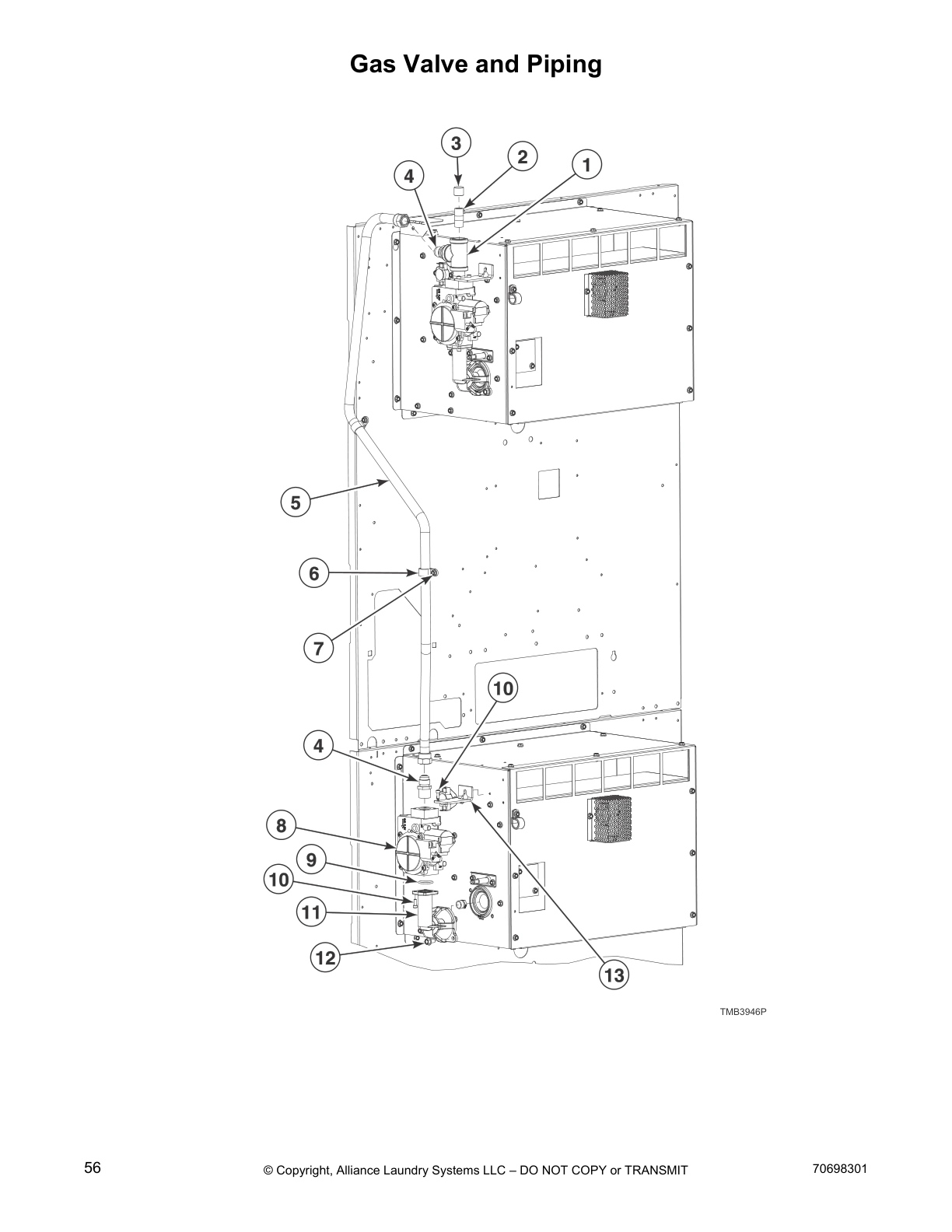 Gas Valve and Piping