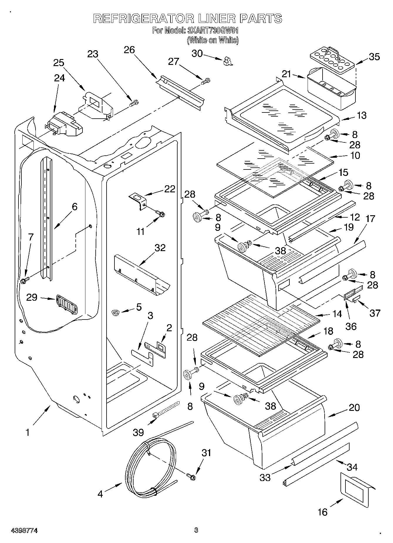 02 - REFRIGERATOR LINER