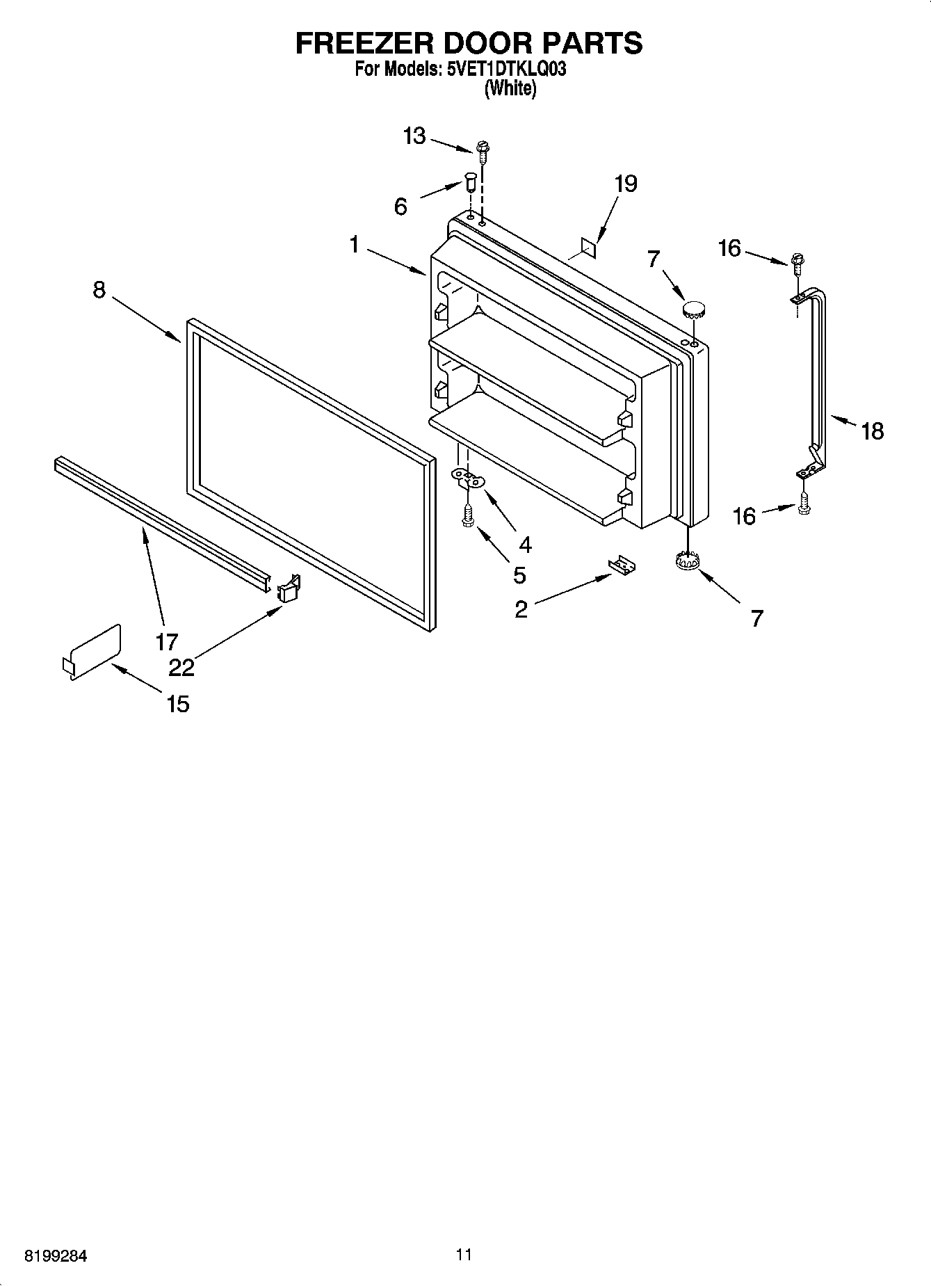 06 - FREEZER DOOR PARTS, OPTIONAL PARTS