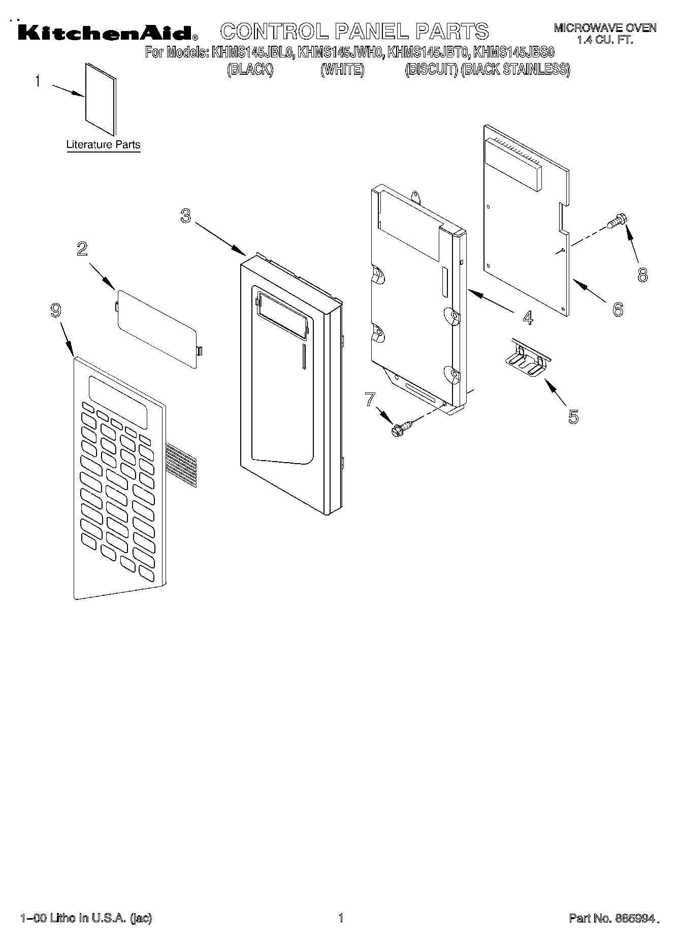 01 - CONTROL PANEL, LITERATURE