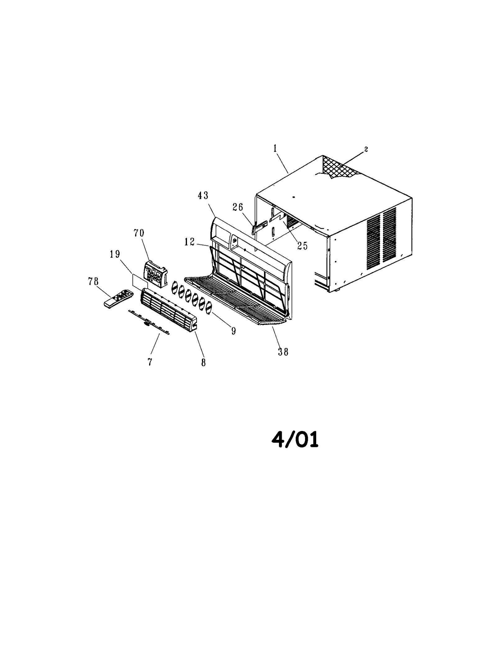 CABINET FRONT AND WRAPPER