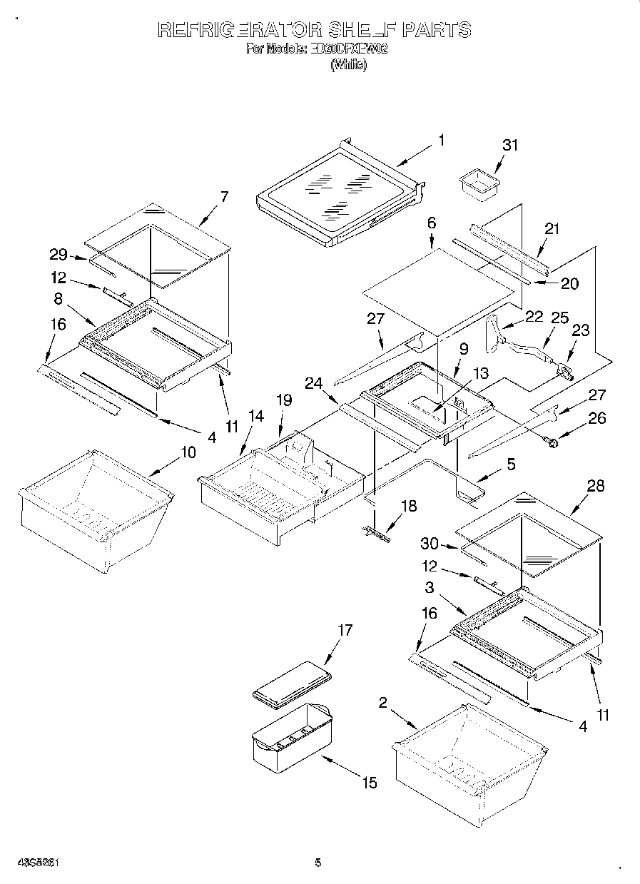 03 - REFRIGERATOR SHELF