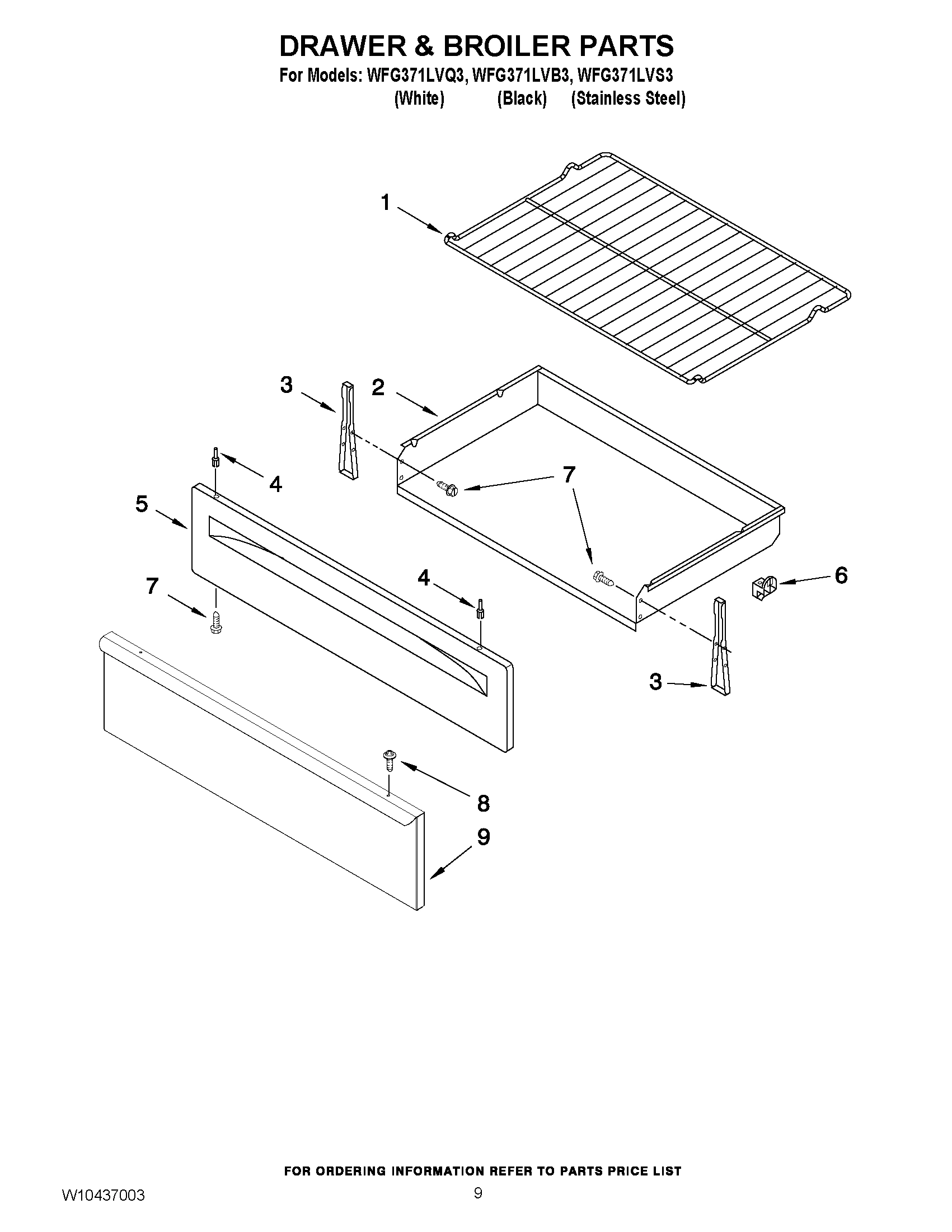 06 - DRAWER & BROILER PARTS