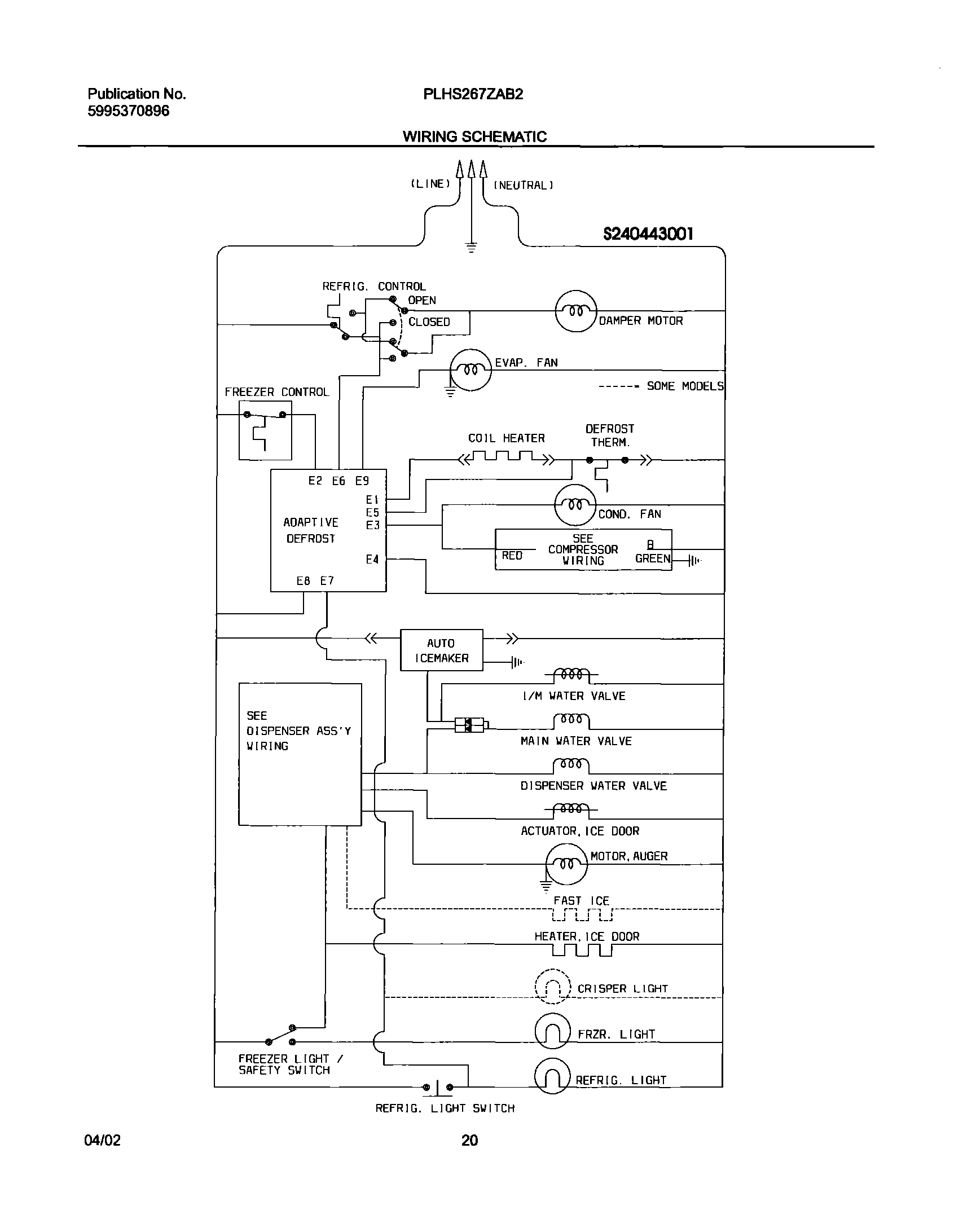 20 - WIRING SCHEMATIC