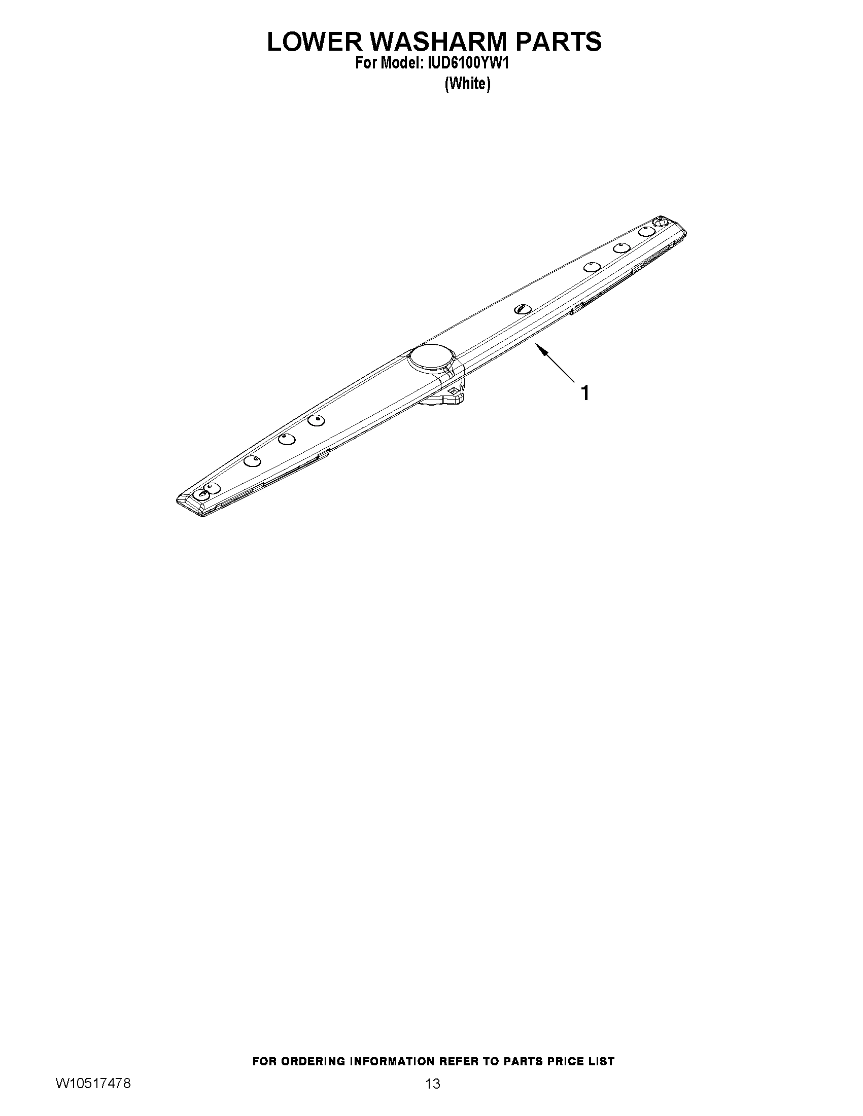 11 - LOWER WASHARM PARTS