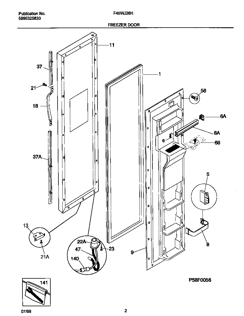 02 - FREEZER DOOR
