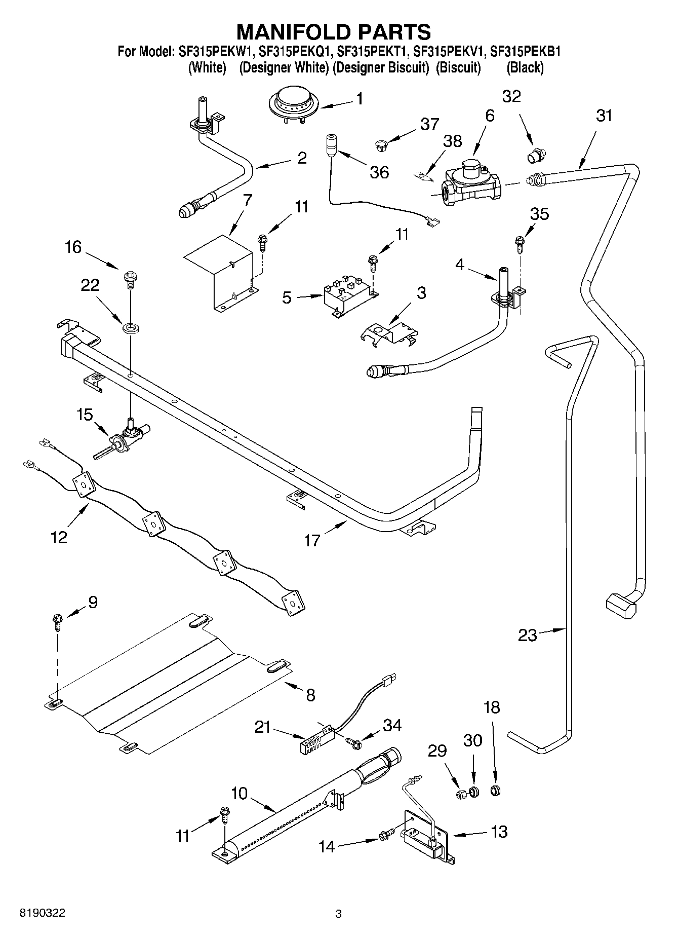 03 - MANIFOLD PARTS
