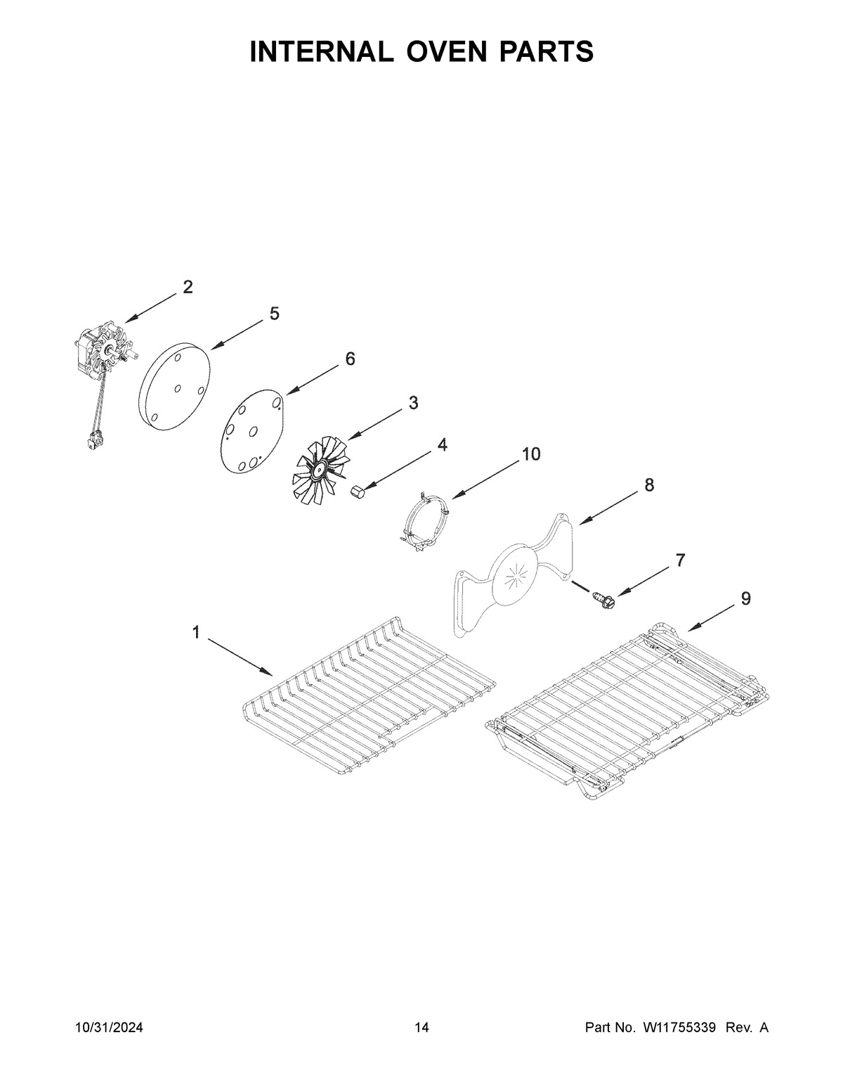 08 - INTERNAL OVEN PARTS