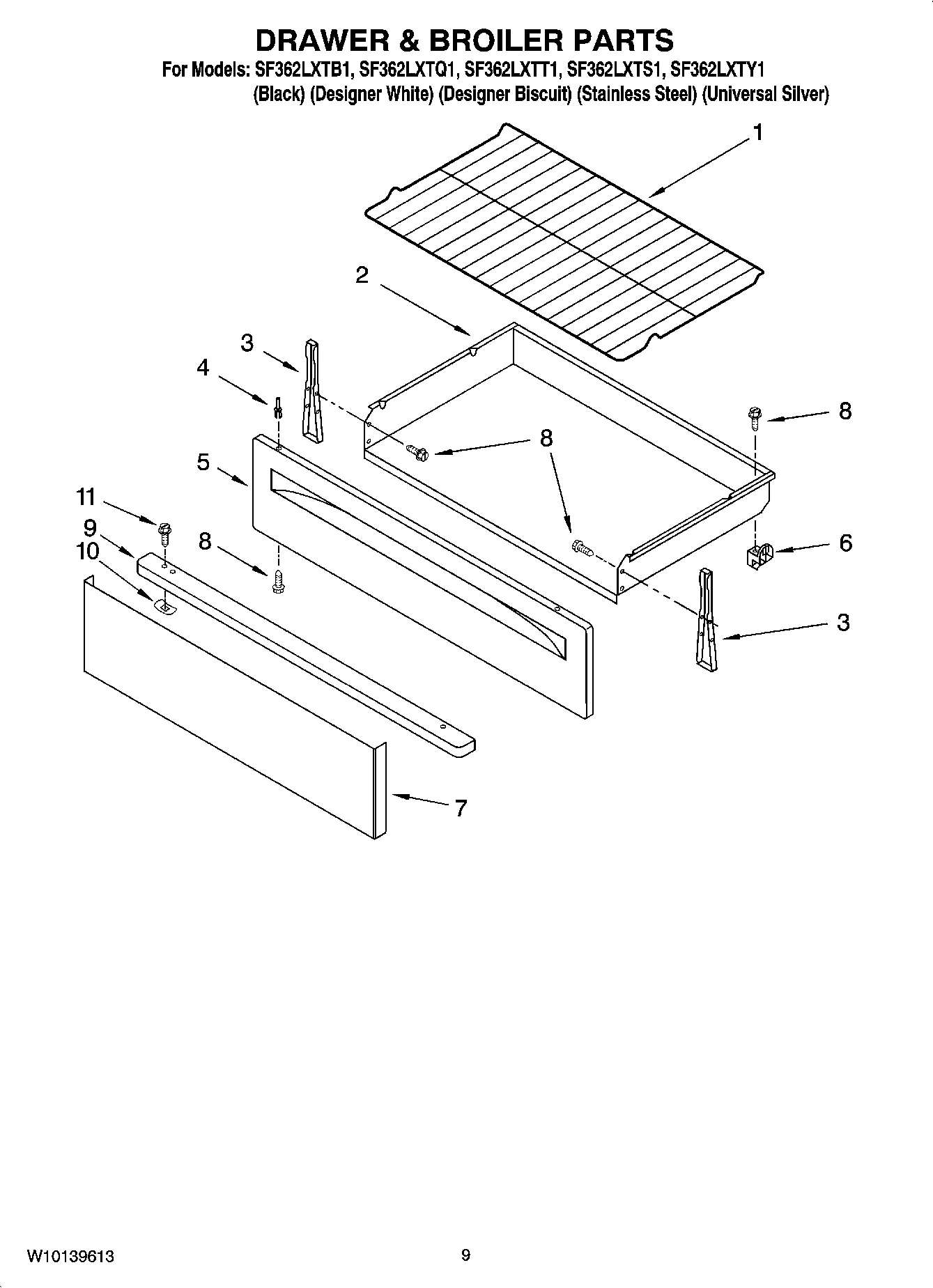 06 - DRAWER & BROILER PARTS, OPTIONAL PARTS