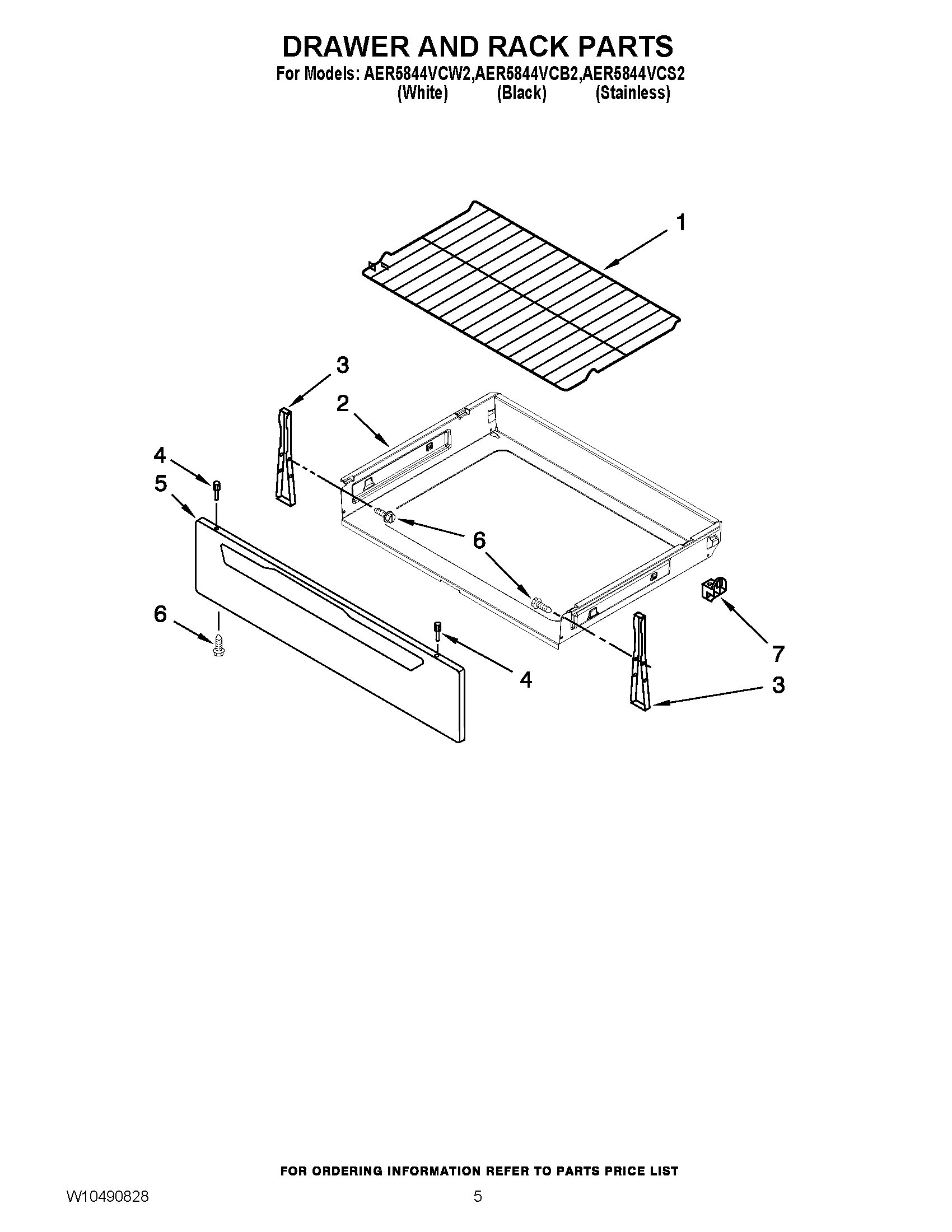 04 - DRAWER AND RACK PARTS