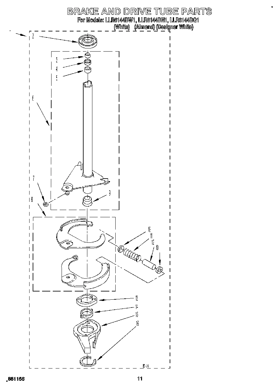 09 - BRAKE AND DRIVE TUBE