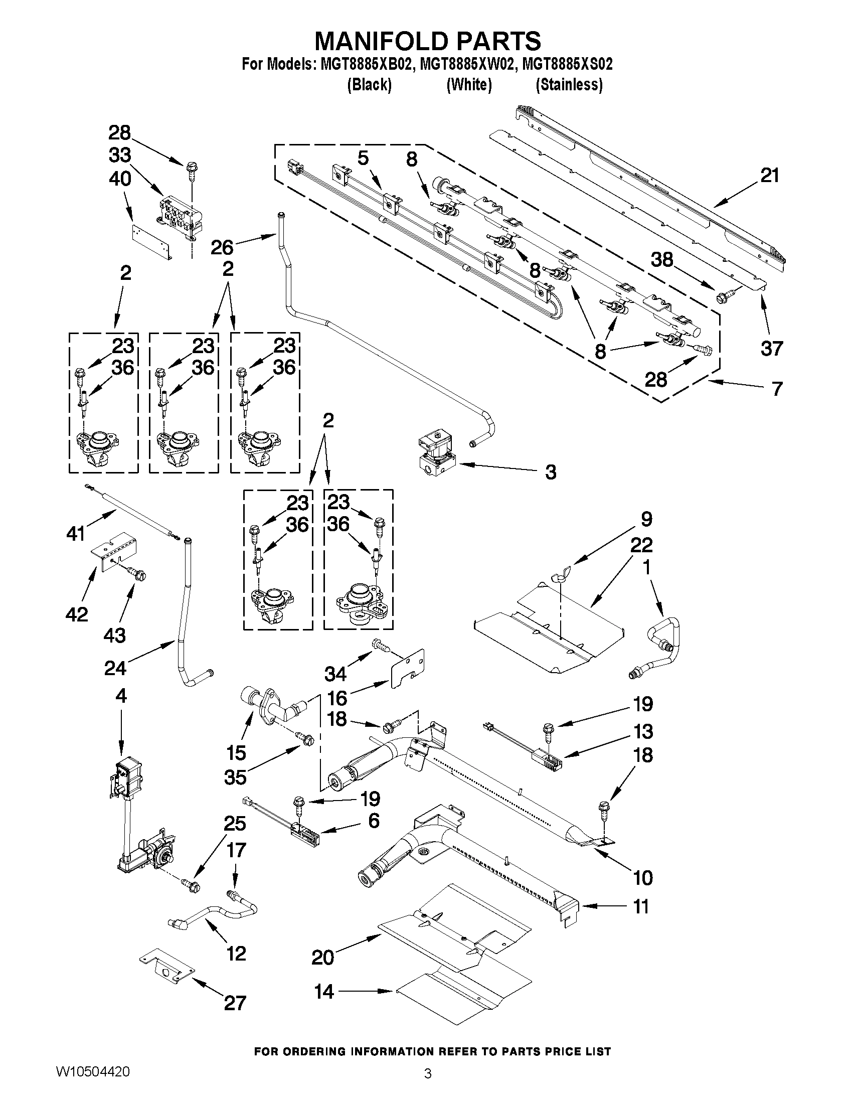 03 - MANIFOLD PARTS