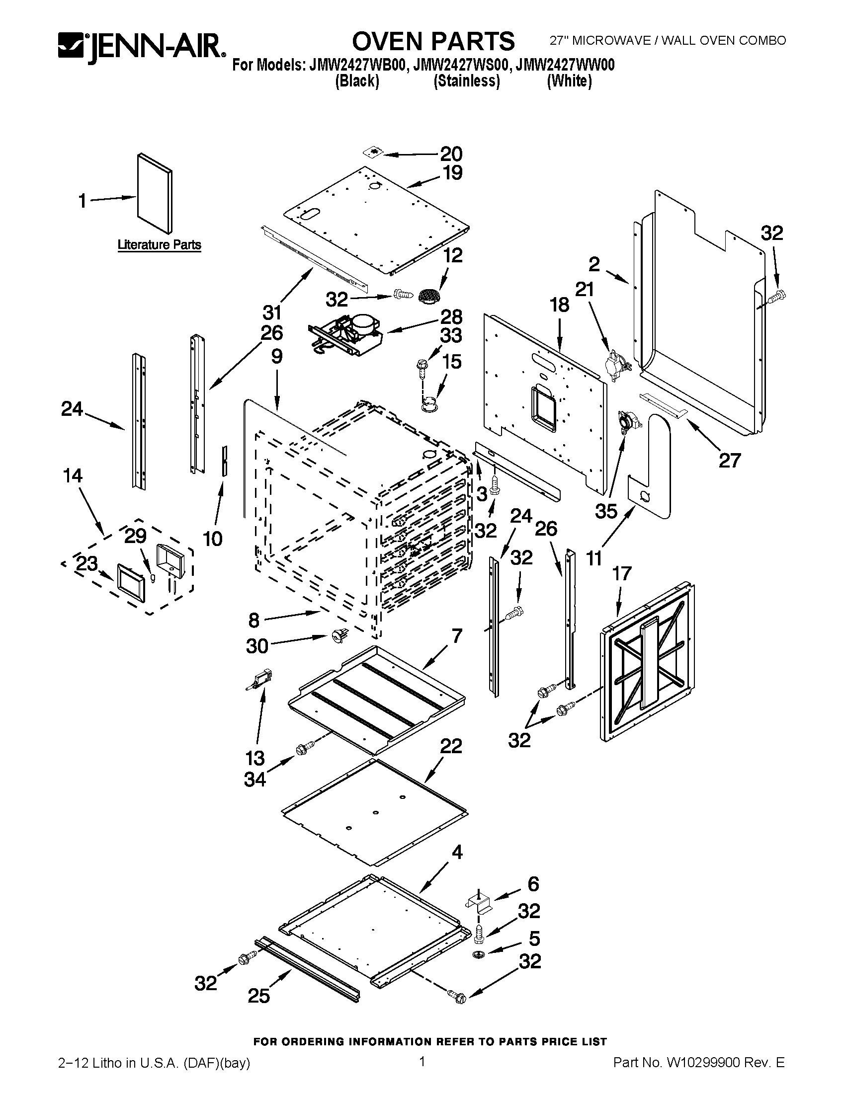 01 - OVEN PARTS