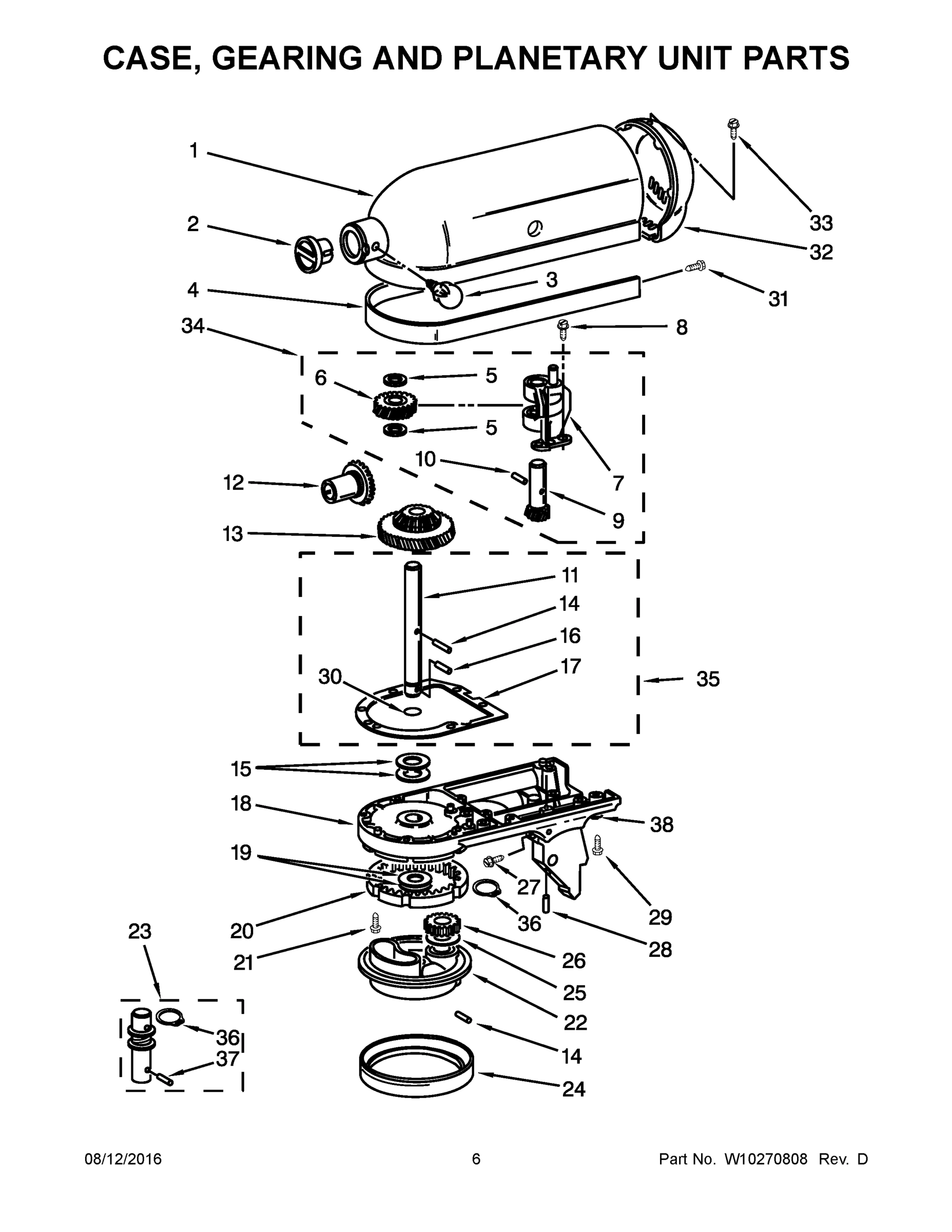 04 - CASE, GEARING AND PLANETARY UNIT PARTS